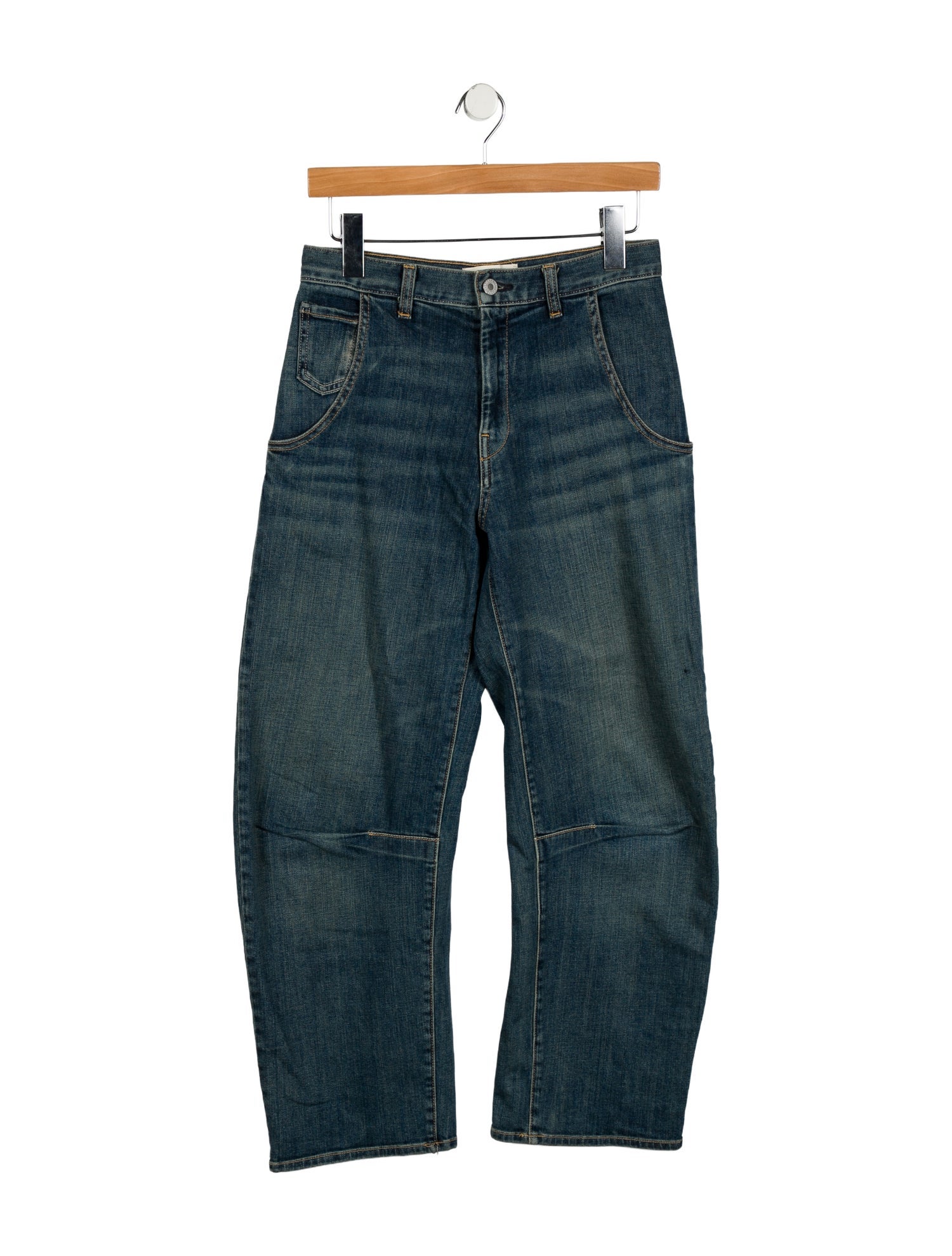 Nili Lotan High-Rise Straight Leg Jeans