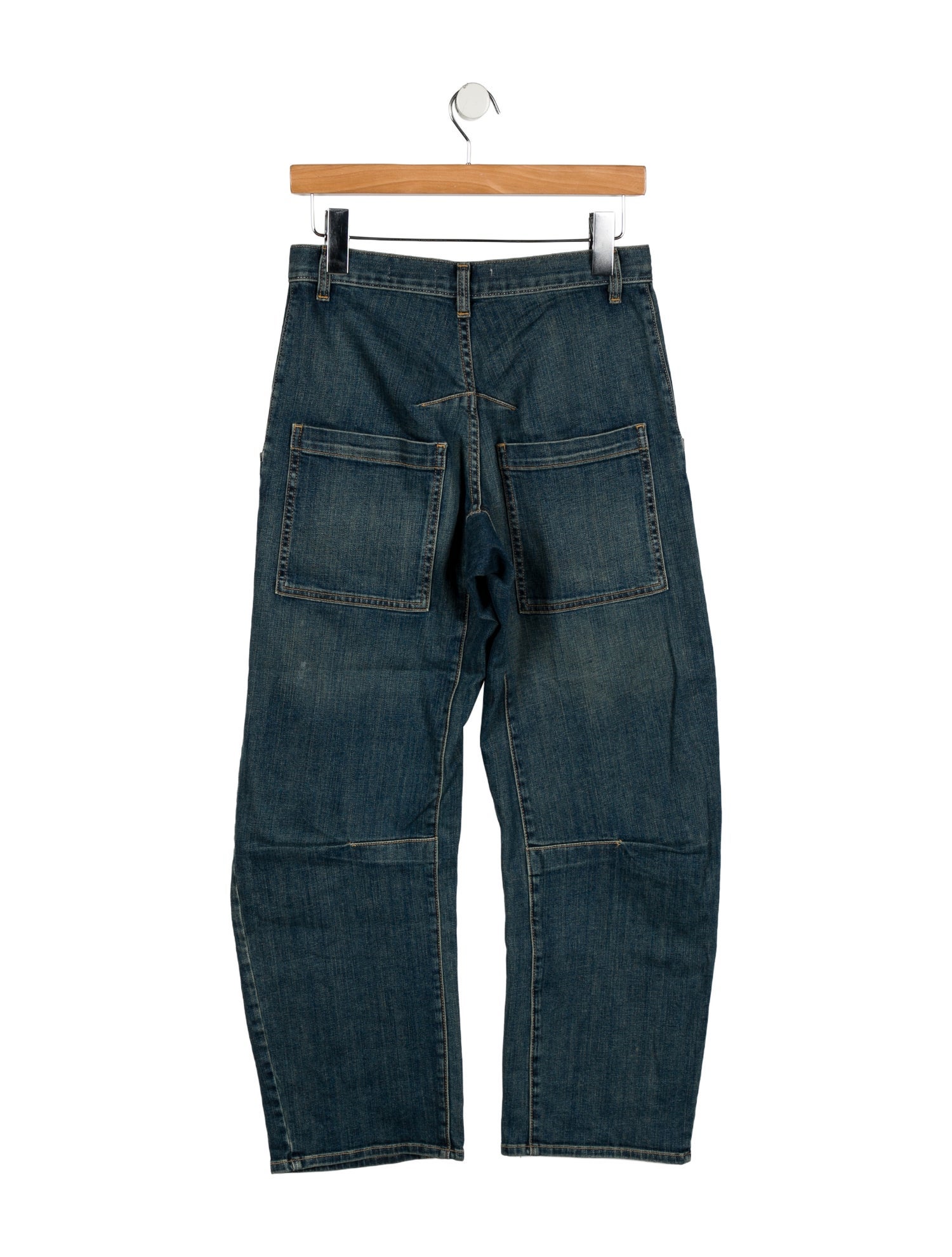 Nili Lotan High-Rise Straight Leg Jeans