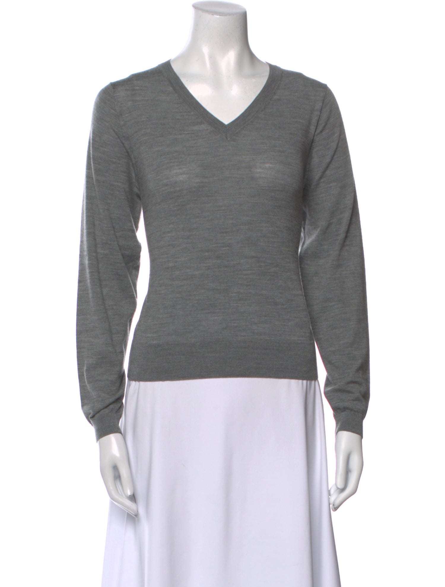 Nili Lotan Wool V-Neck Sweater