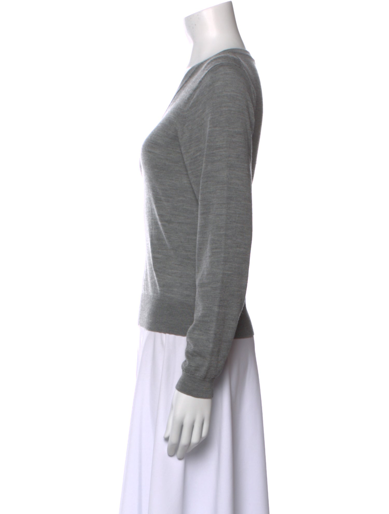 Nili Lotan Wool V-Neck Sweater