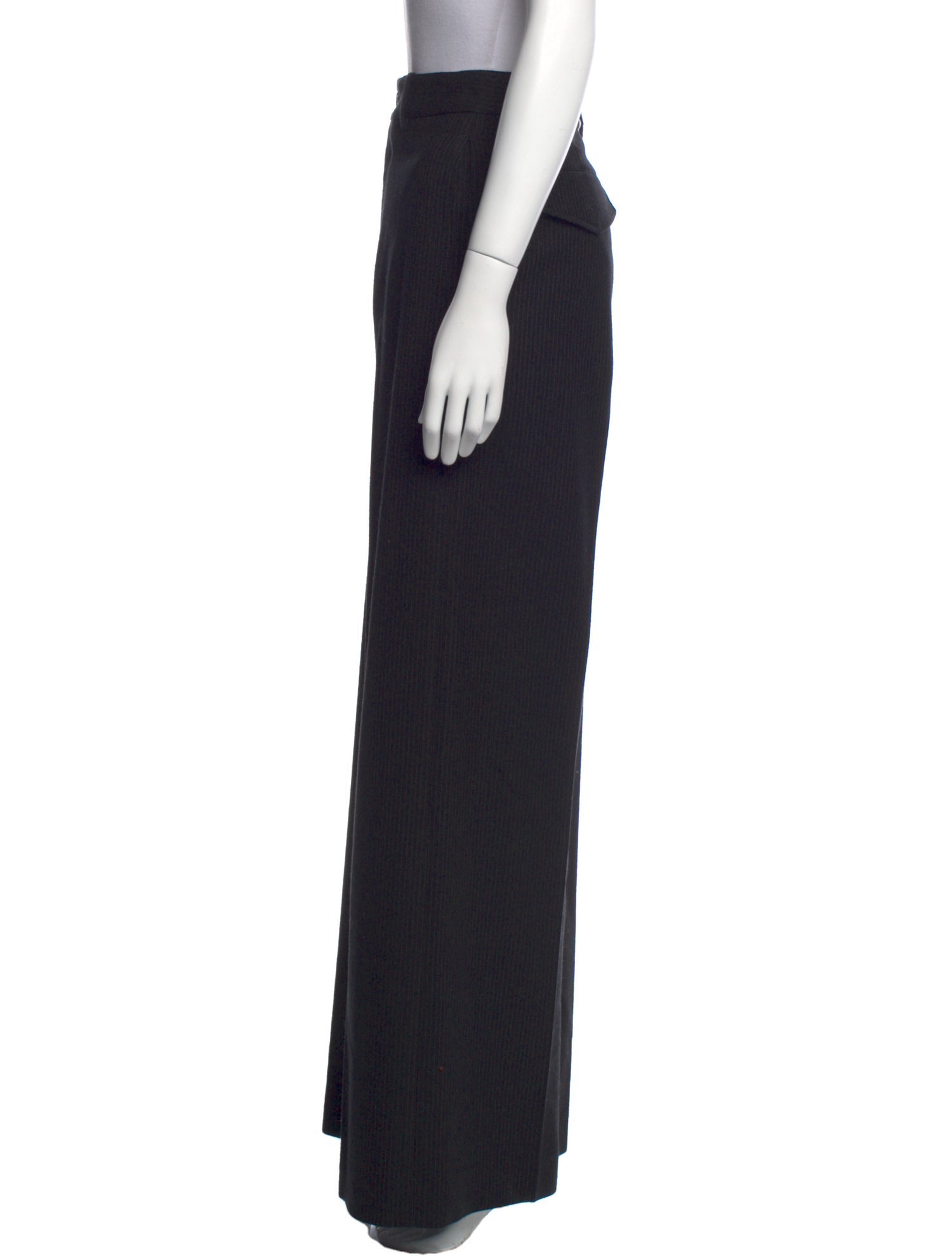 Nili Lotan Virgin Wool Wide Leg Pants