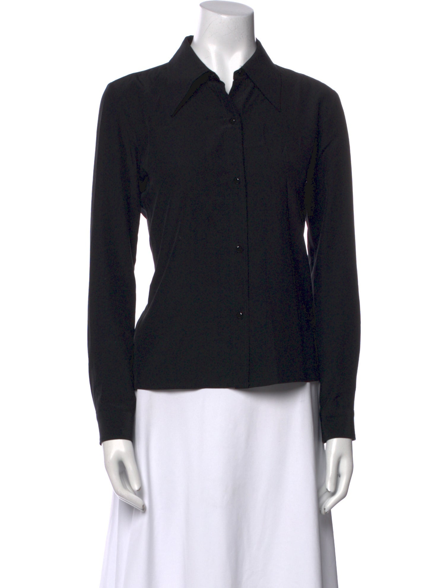 Nili Lotan Long Sleeve Button-Up Top