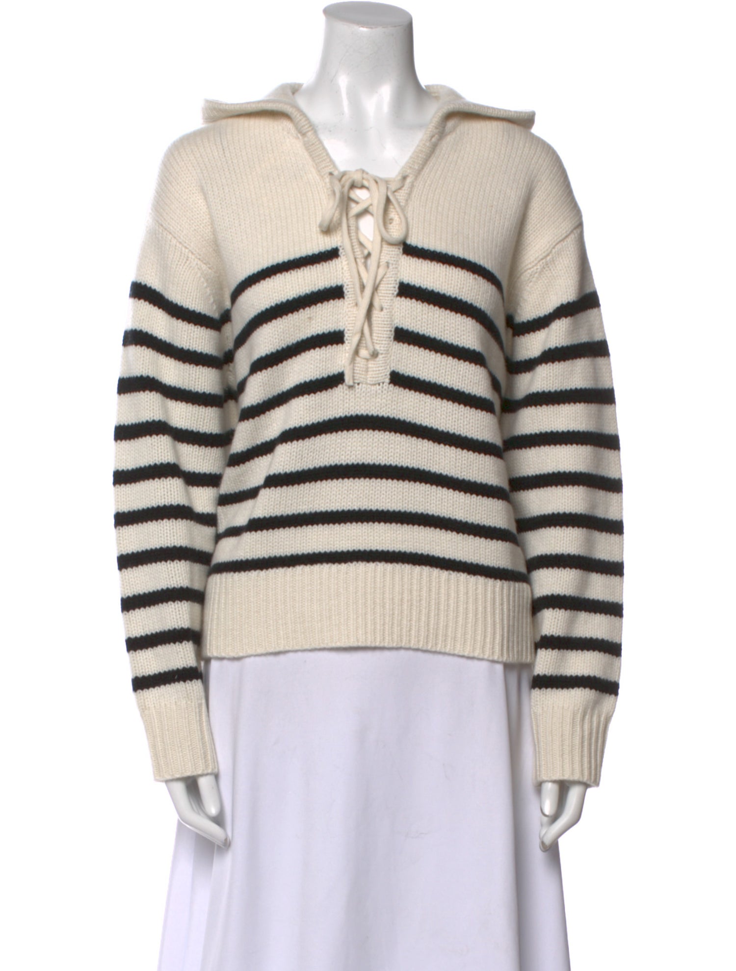 Nili Lotan Cashmere Striped Sweatshirt w/ Tags