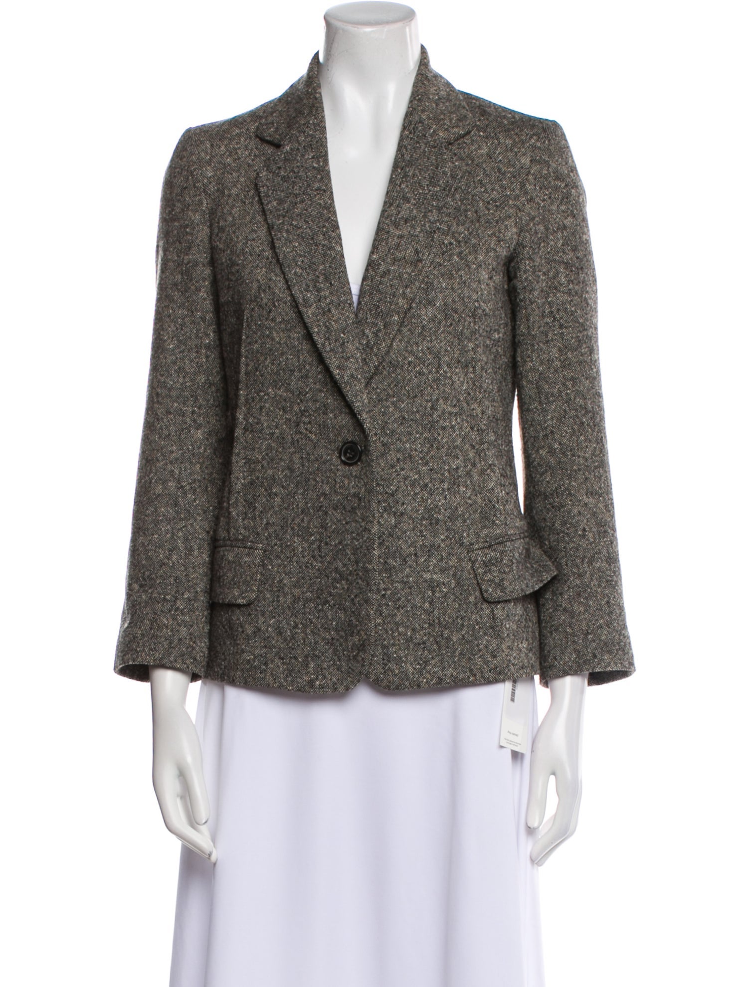 Nili Lotan Virgin Wool Printed Blazer