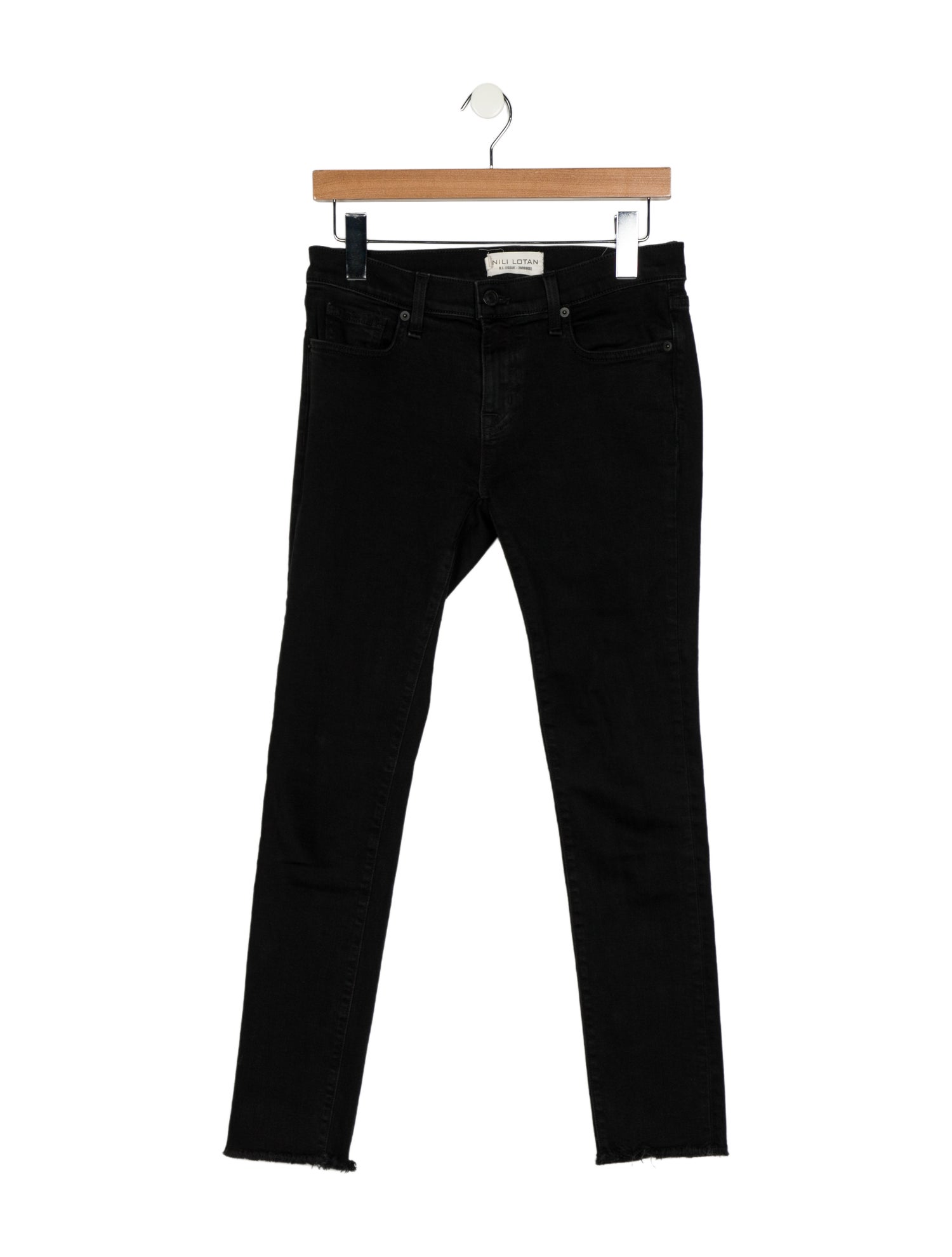 Nili Lotan Mid-Rise Skinny Leg Jeans