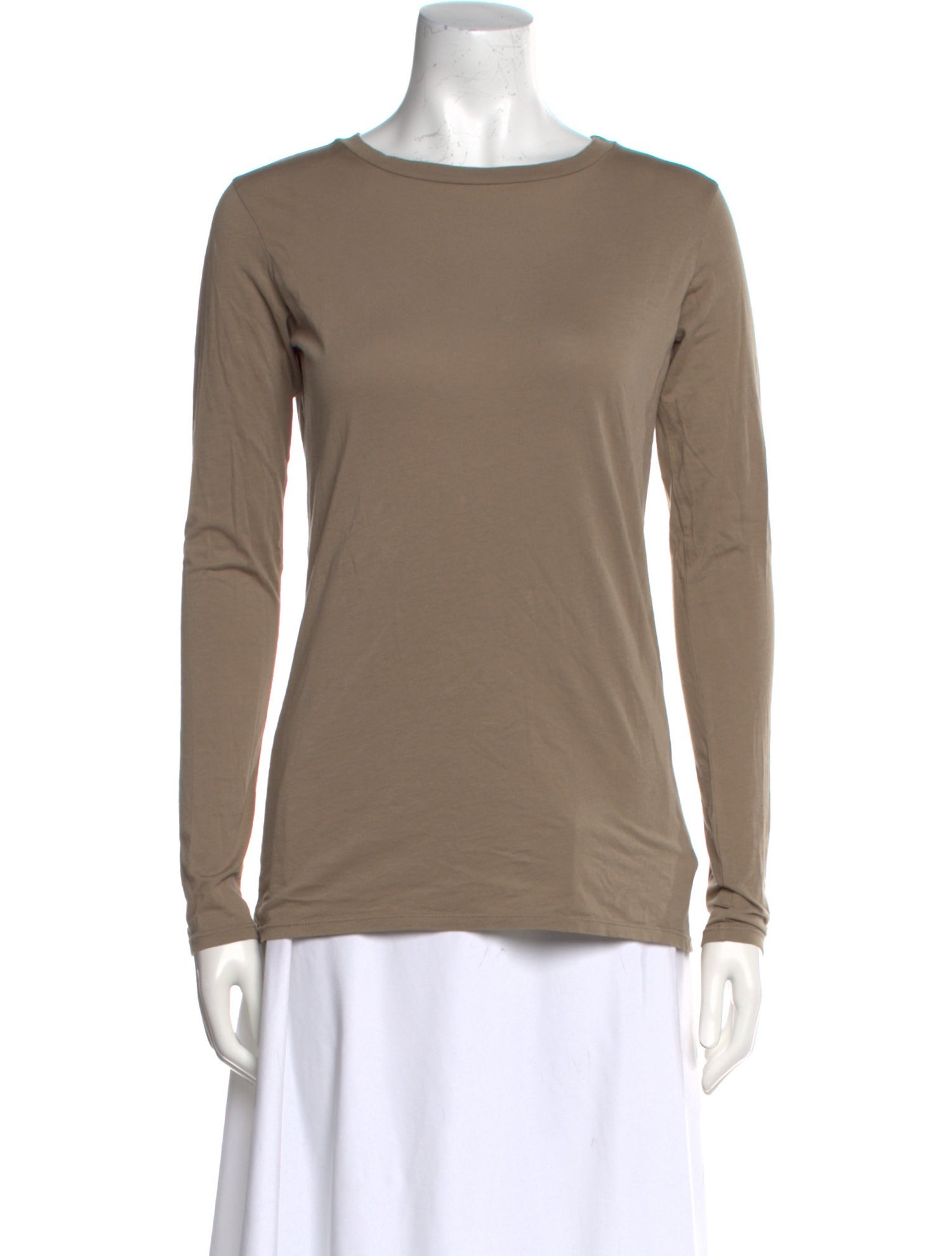Nili Lotan Bateau Neckline Long Sleeve T-Shirt