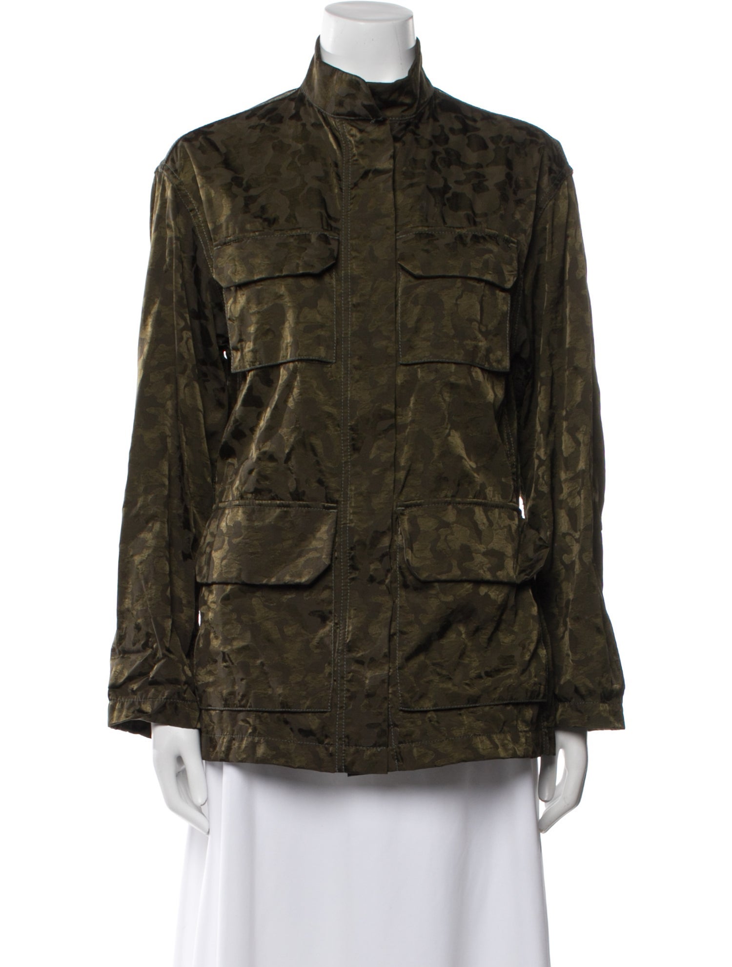 Nili Lotan Printed Utility Jacket