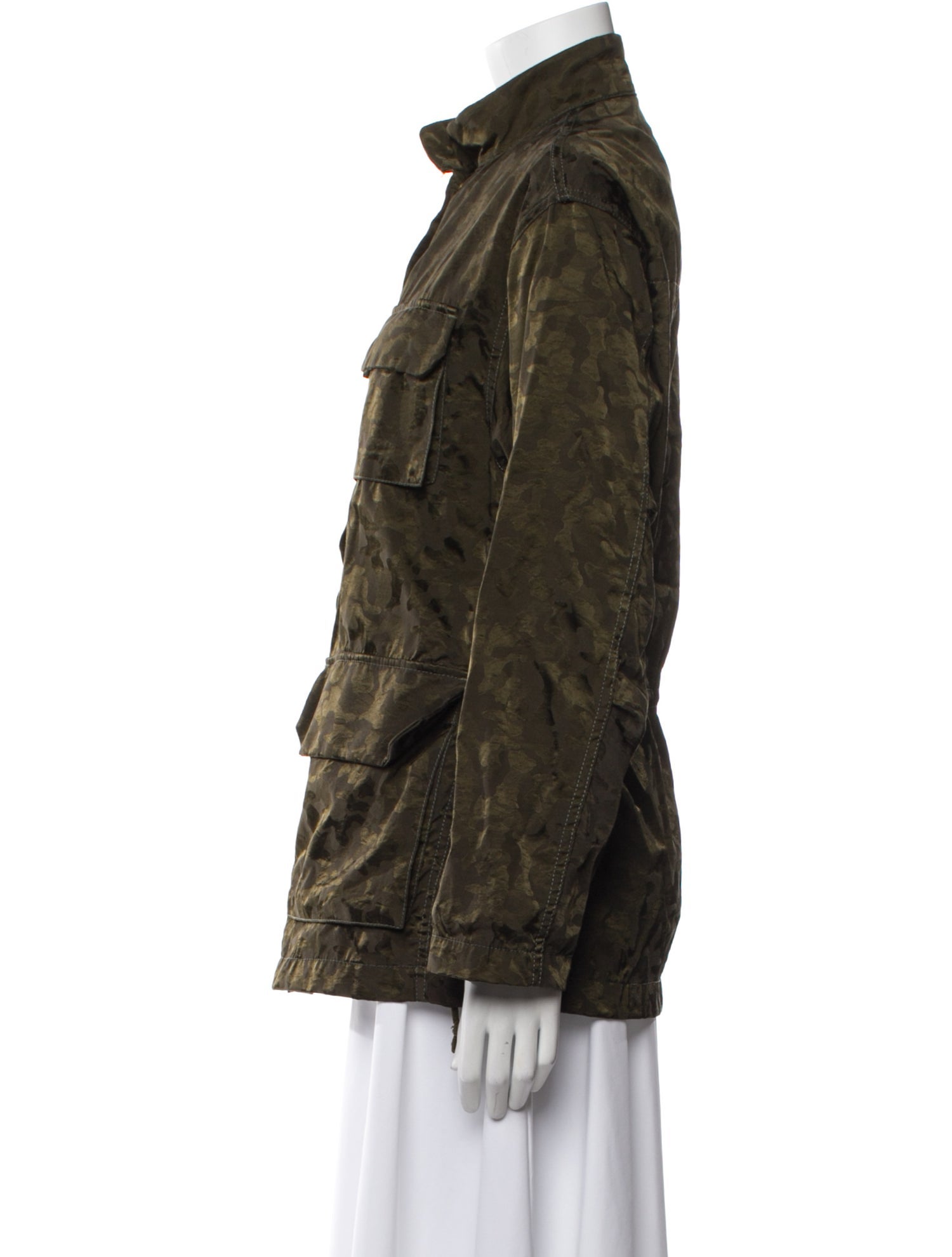 Nili Lotan Printed Utility Jacket