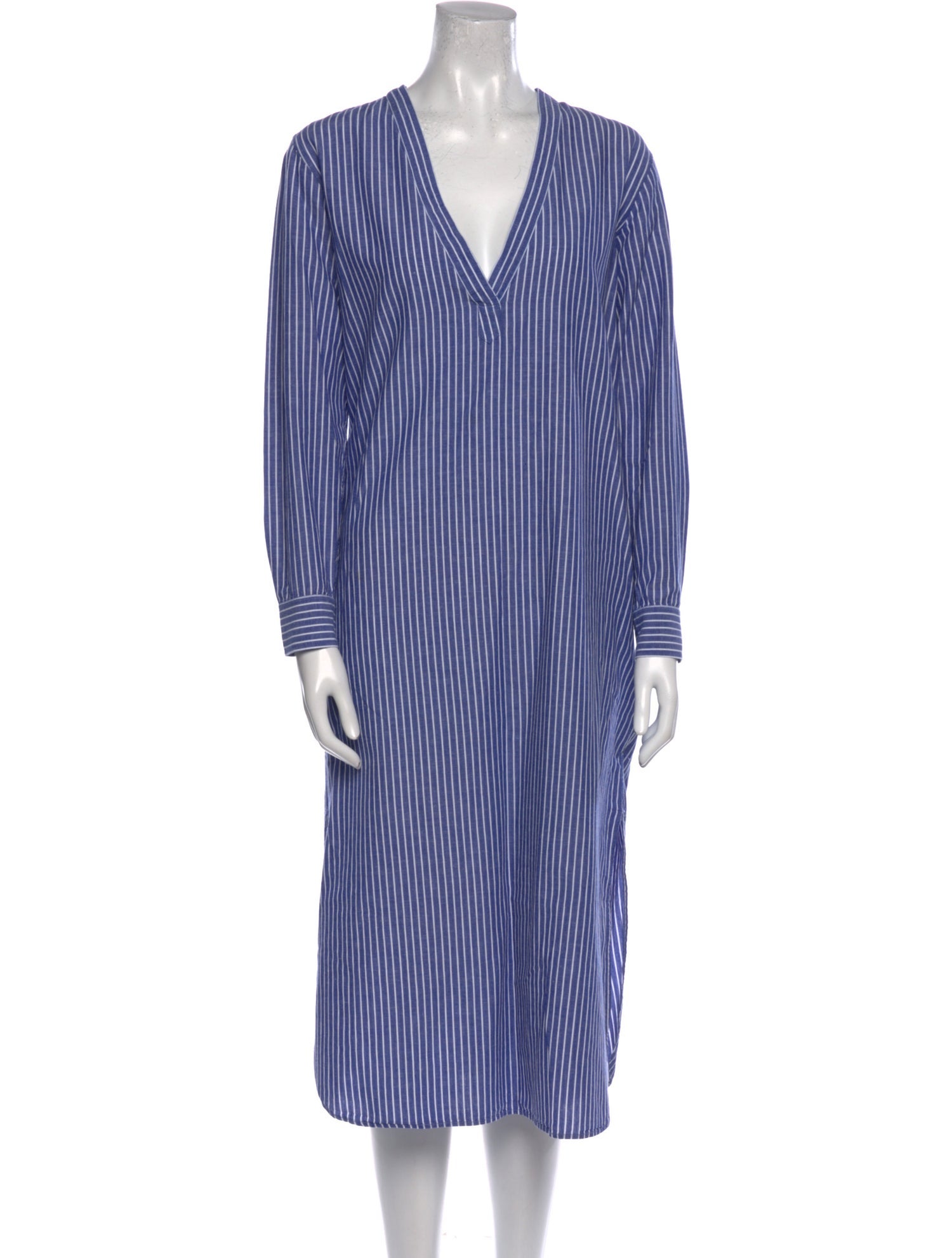 Nili Lotan Striped Midi Length Dress