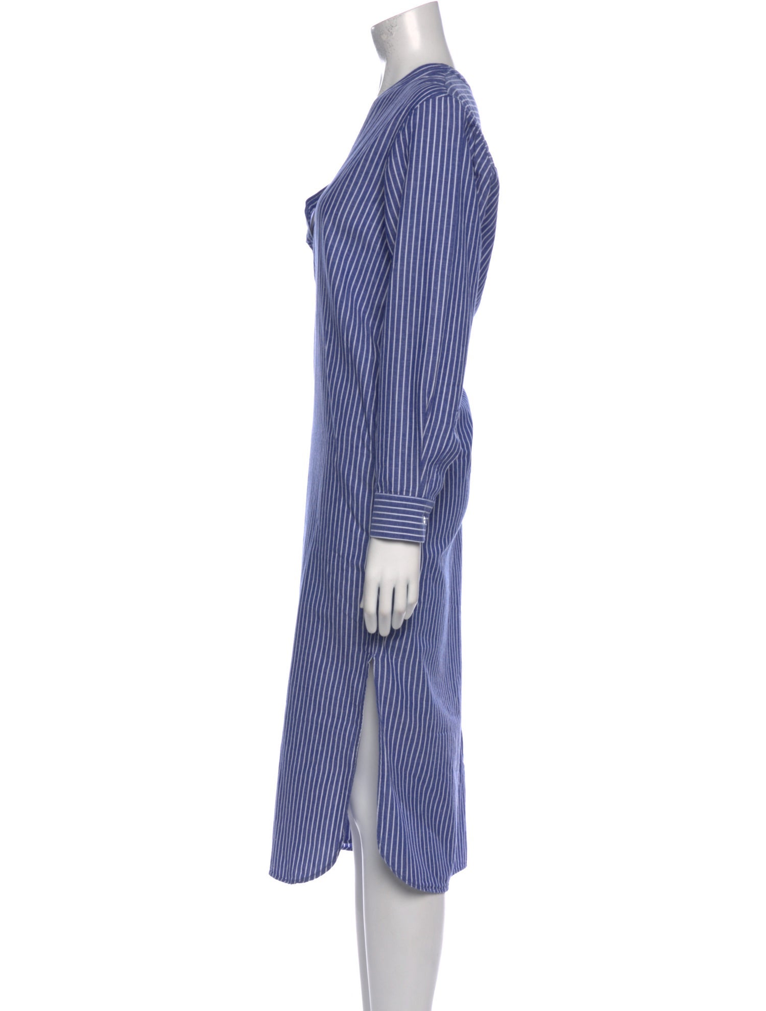 Nili Lotan Striped Midi Length Dress