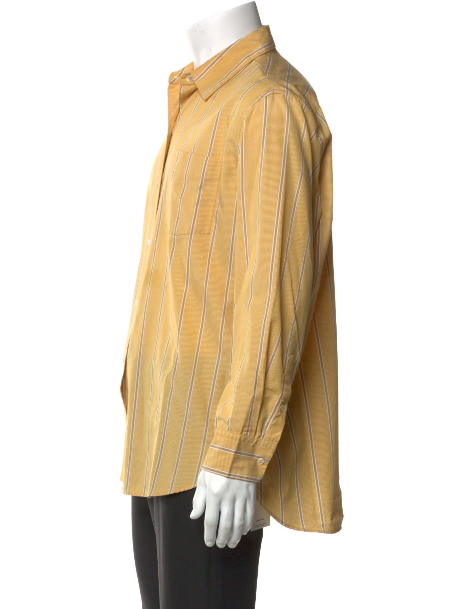 Nili Lotan Striped Long Sleeve Western Shirt