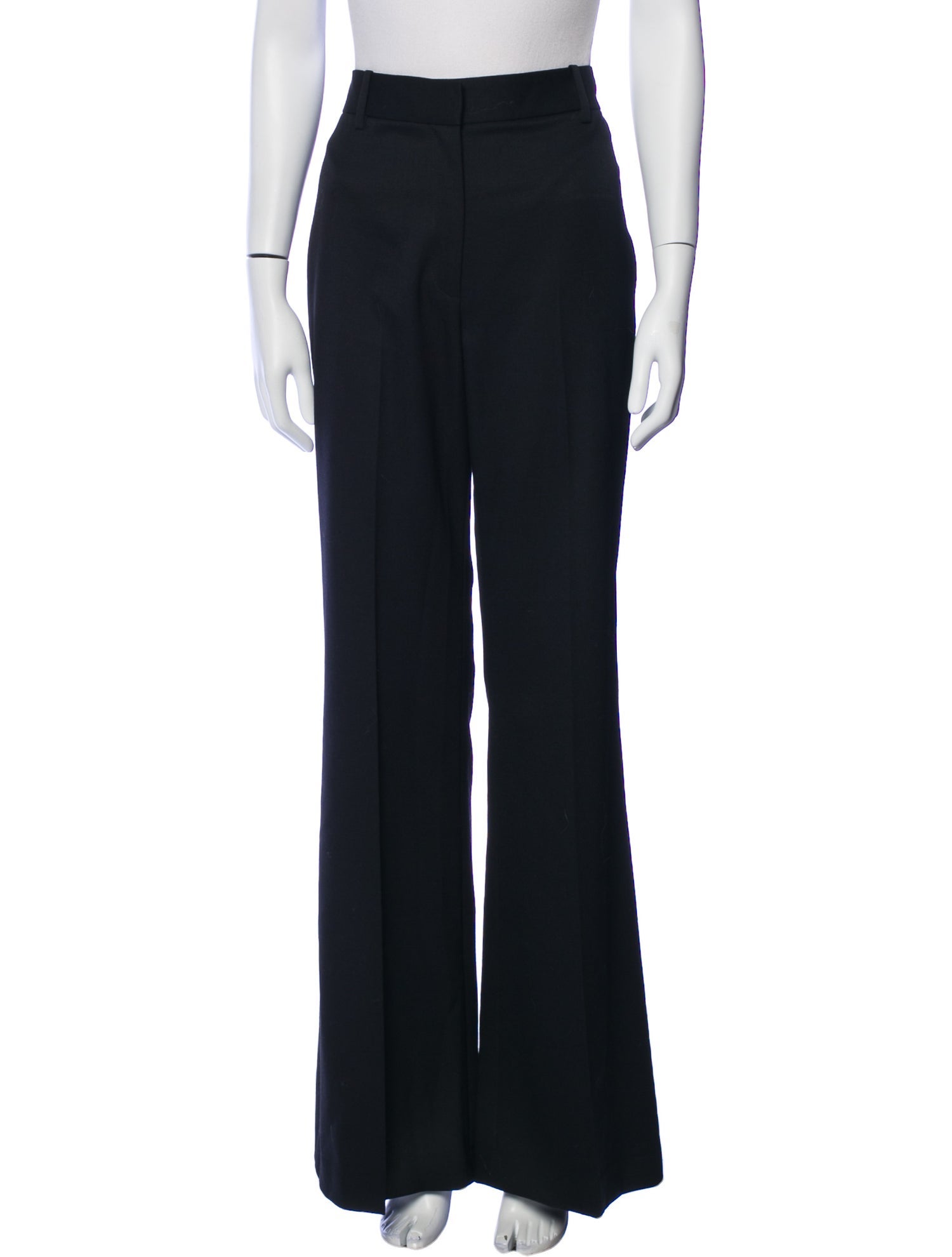 Nili Lotan Virgin Wool Wide Leg Pants