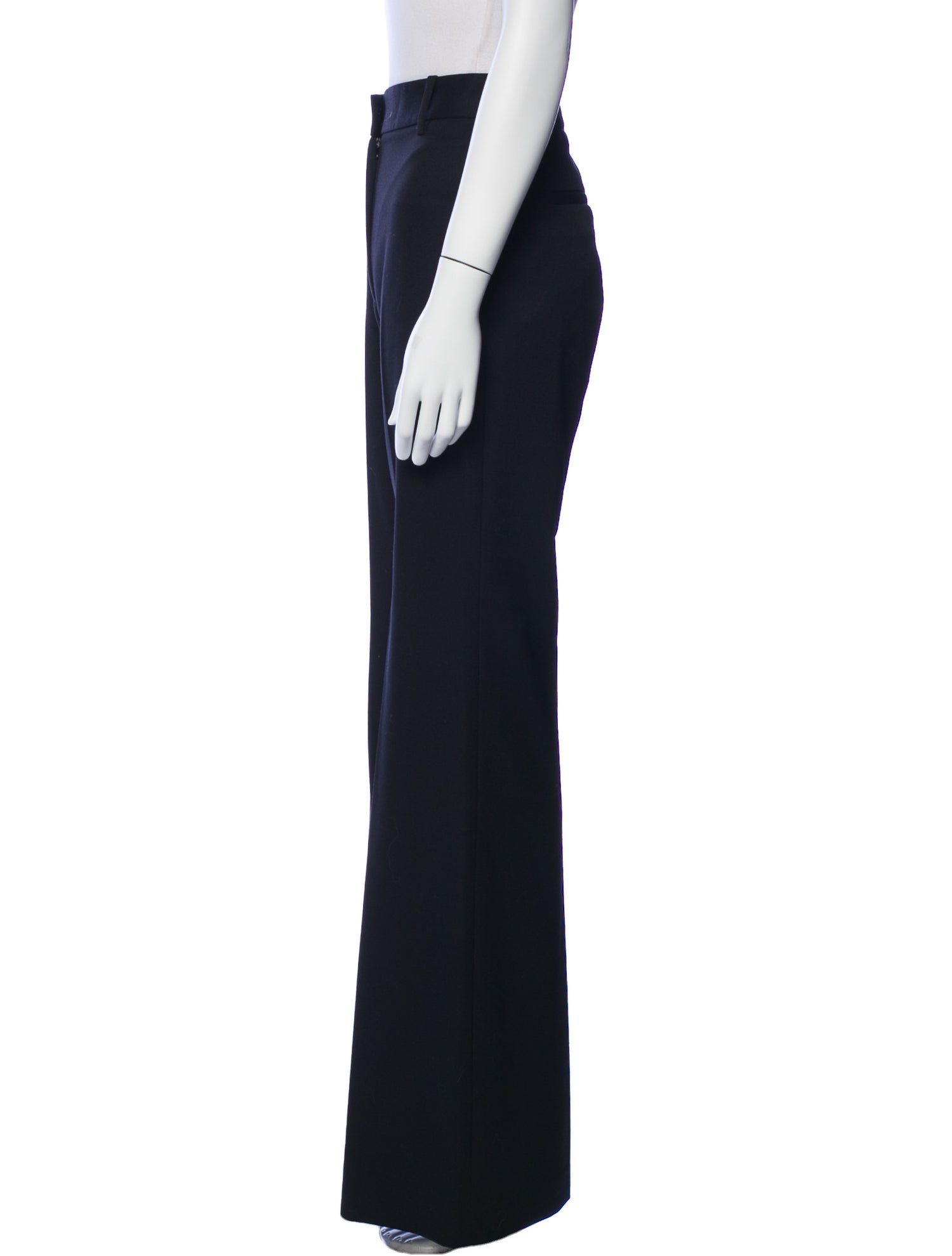 Nili Lotan Virgin Wool Wide Leg Pants