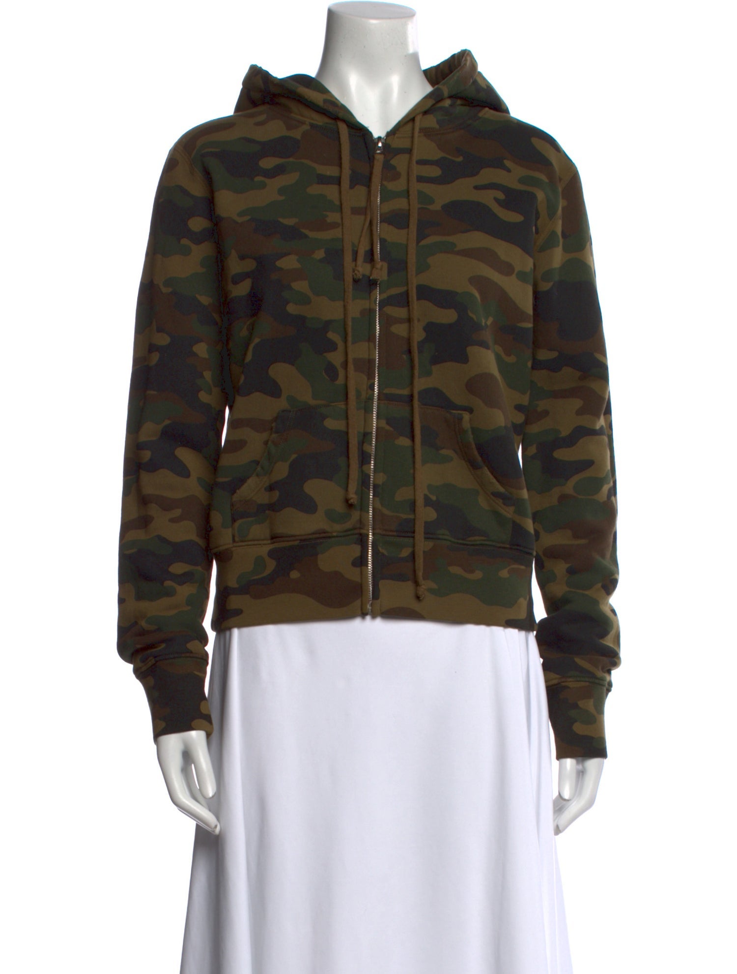 Nili Lotan Printed Mock Neck Sweatshirt