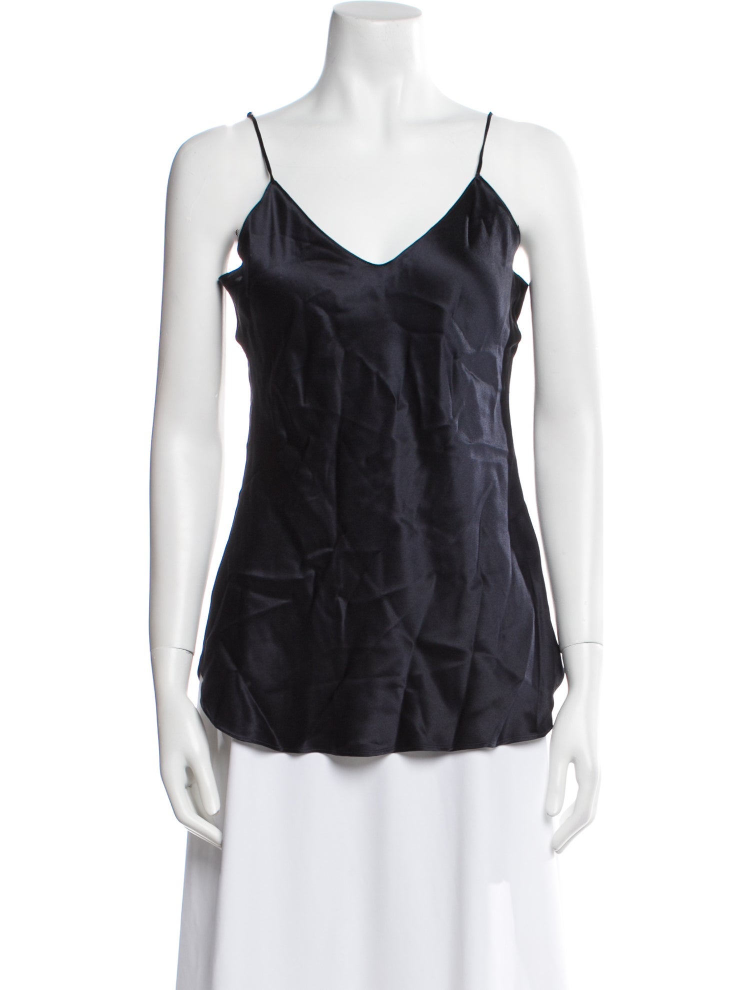 Nili Lotan Silk V-Neck Top