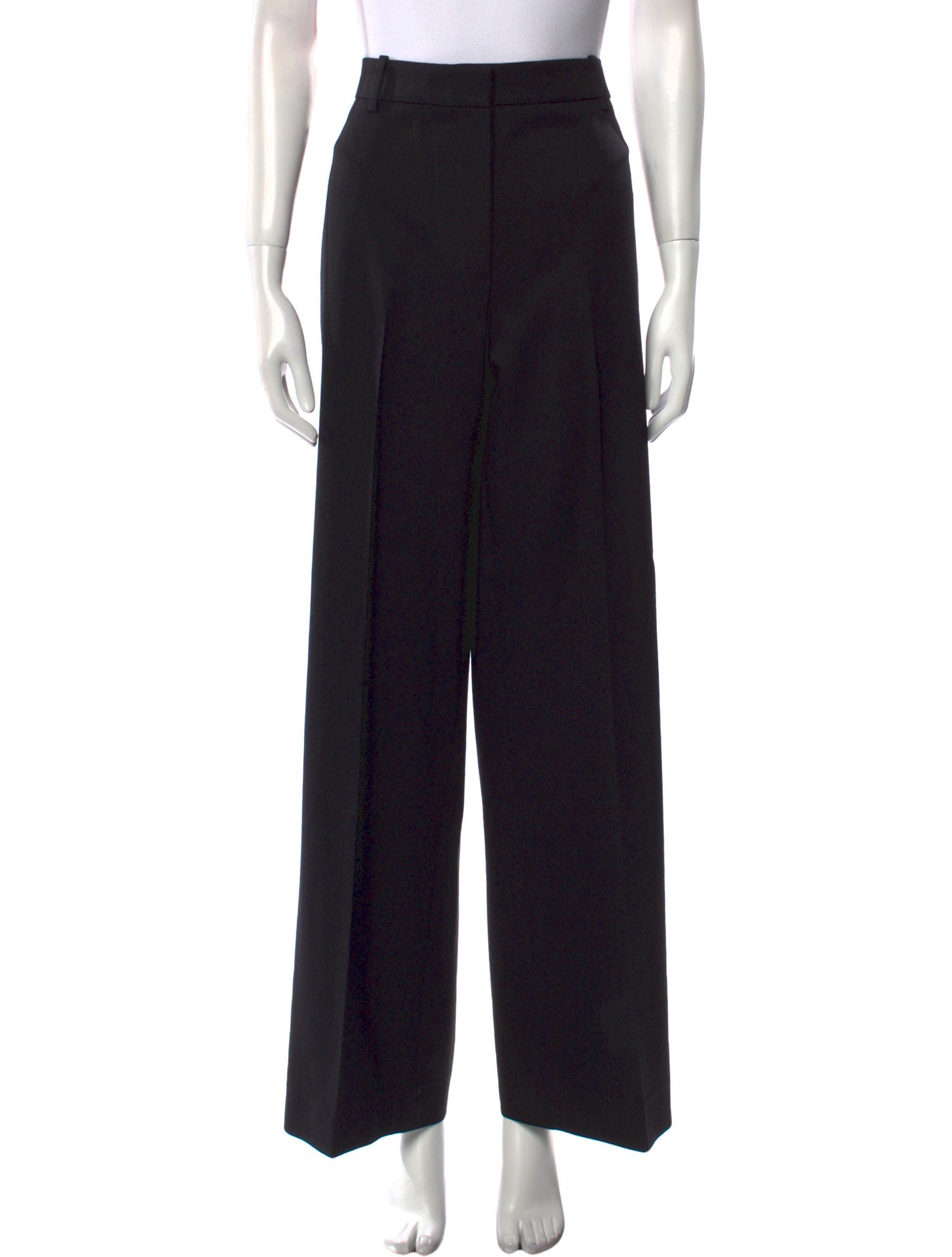 Nili Lotan Virgin Wool Wide Leg Pants