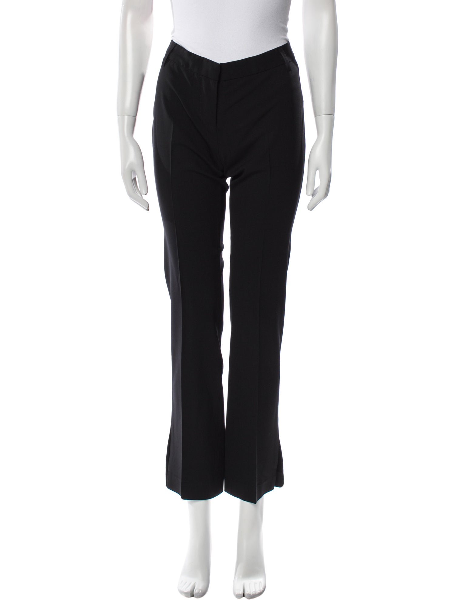 Nili Lotan Wool Straight Leg Pants