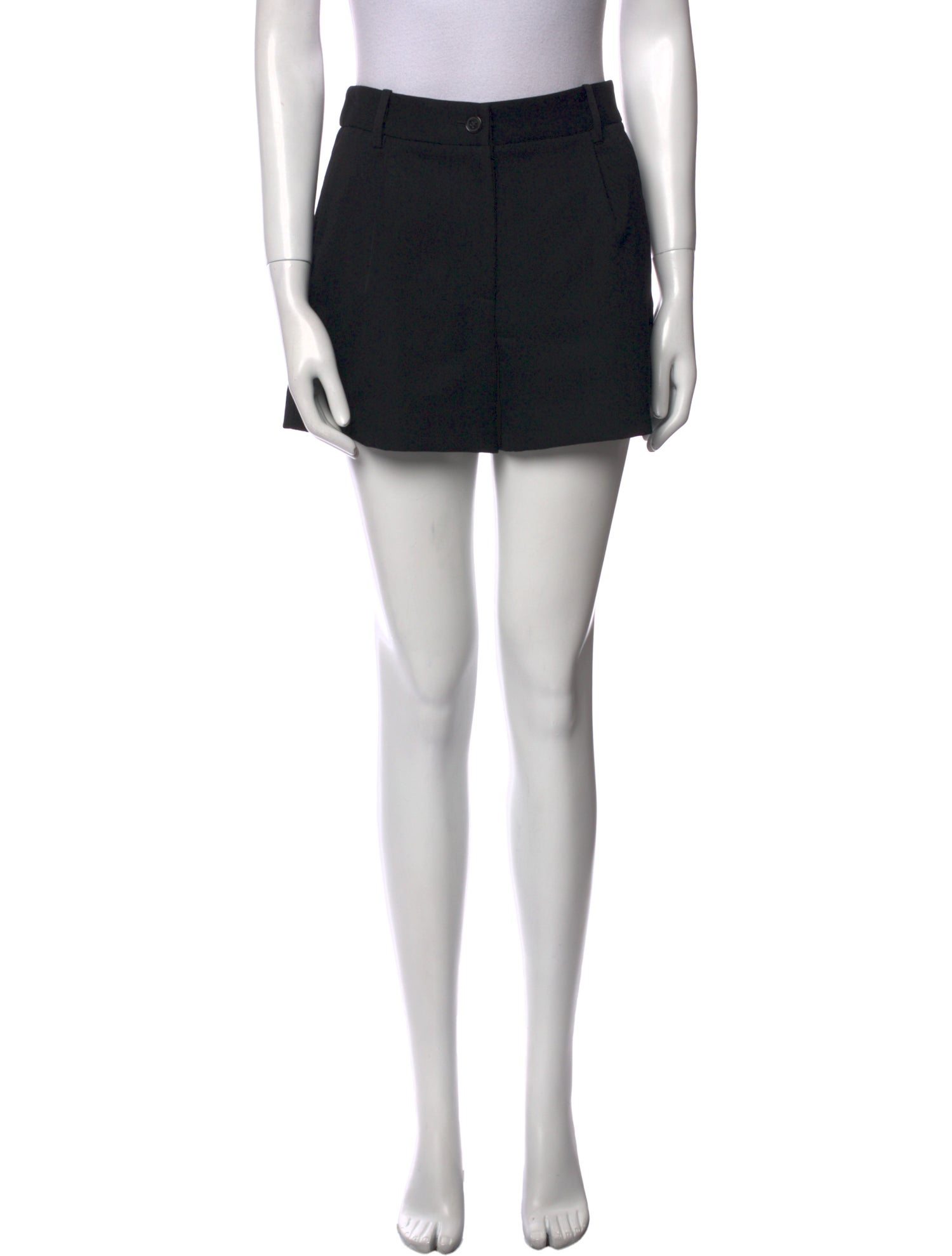 Nili Lotan Virgin Wool Mini Shorts