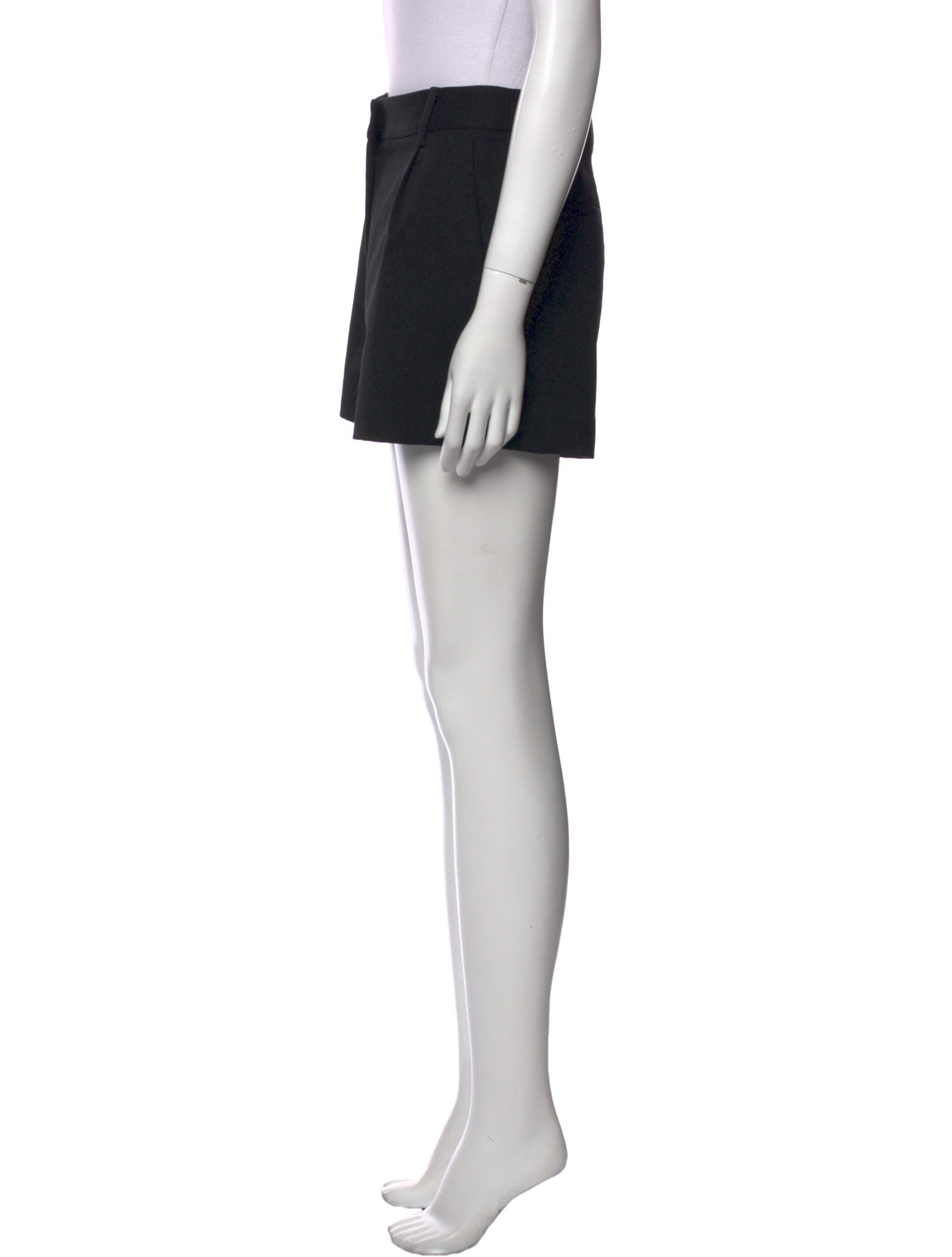 Nili Lotan Virgin Wool Mini Shorts