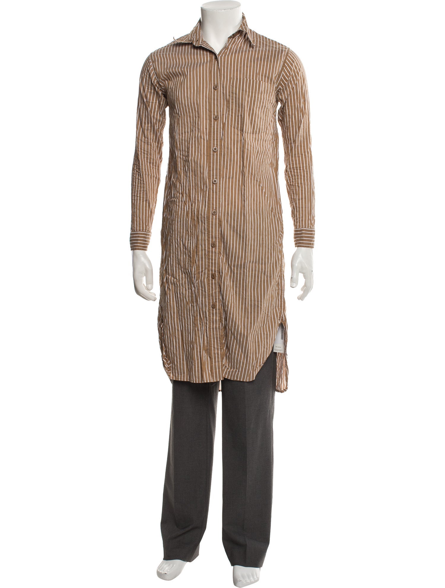 Nili Lotan Striped Long Sleeve Shirt