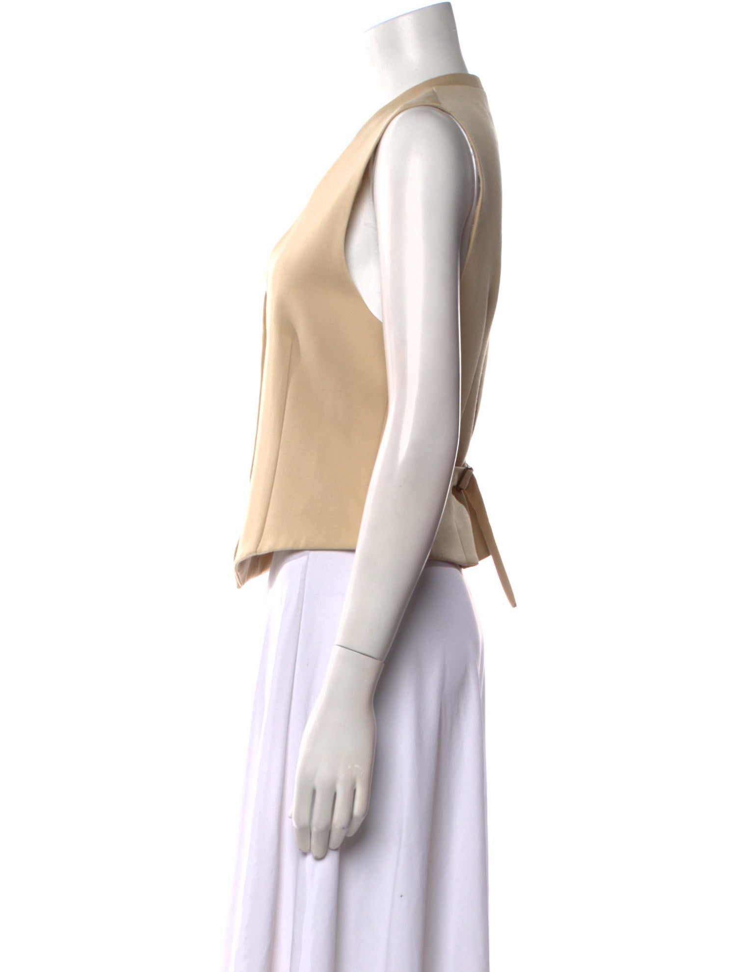 Nili Lotan Wool V-Neck Crop Top