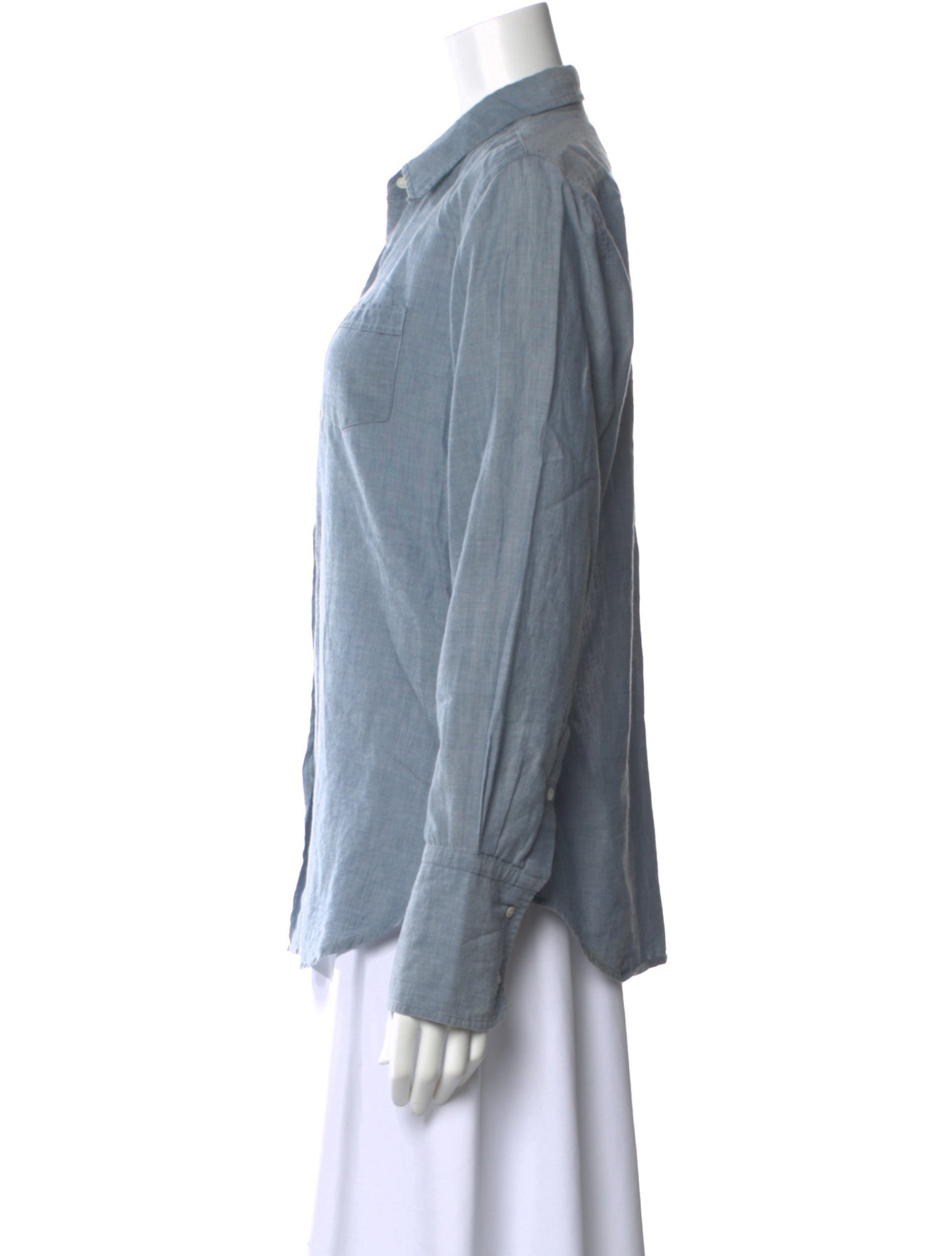 Nili Lotan Long Sleeve Button-Up Top