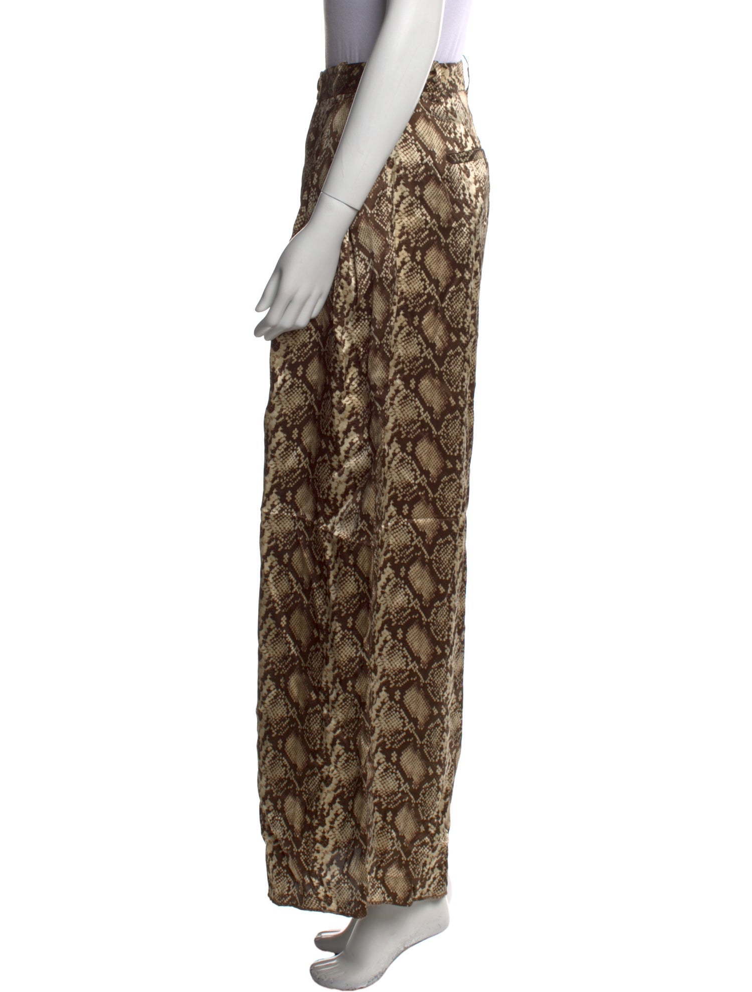 Nili Lotan Silk Wide Leg Pants