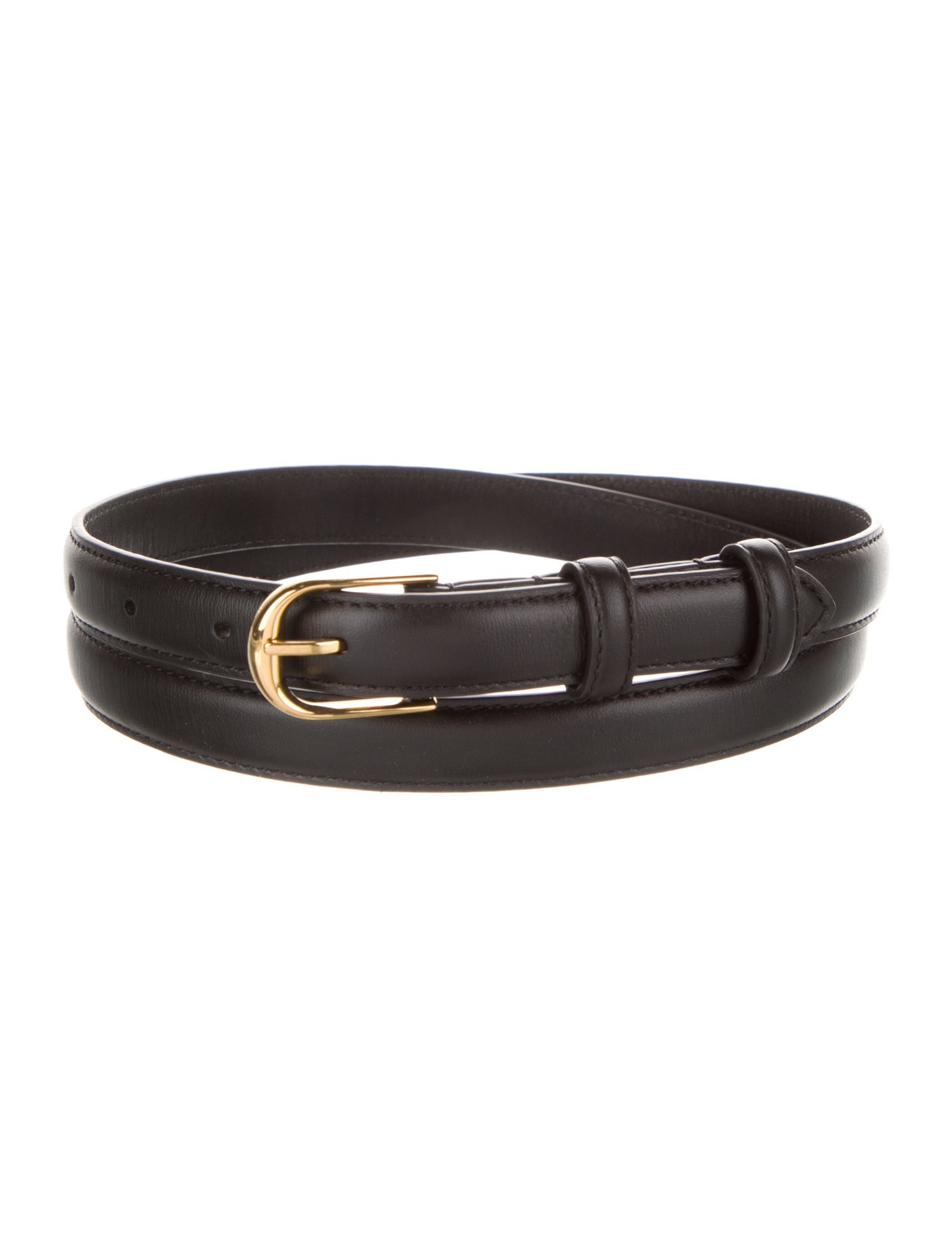 Nili Lotan Skinny Leather Belt