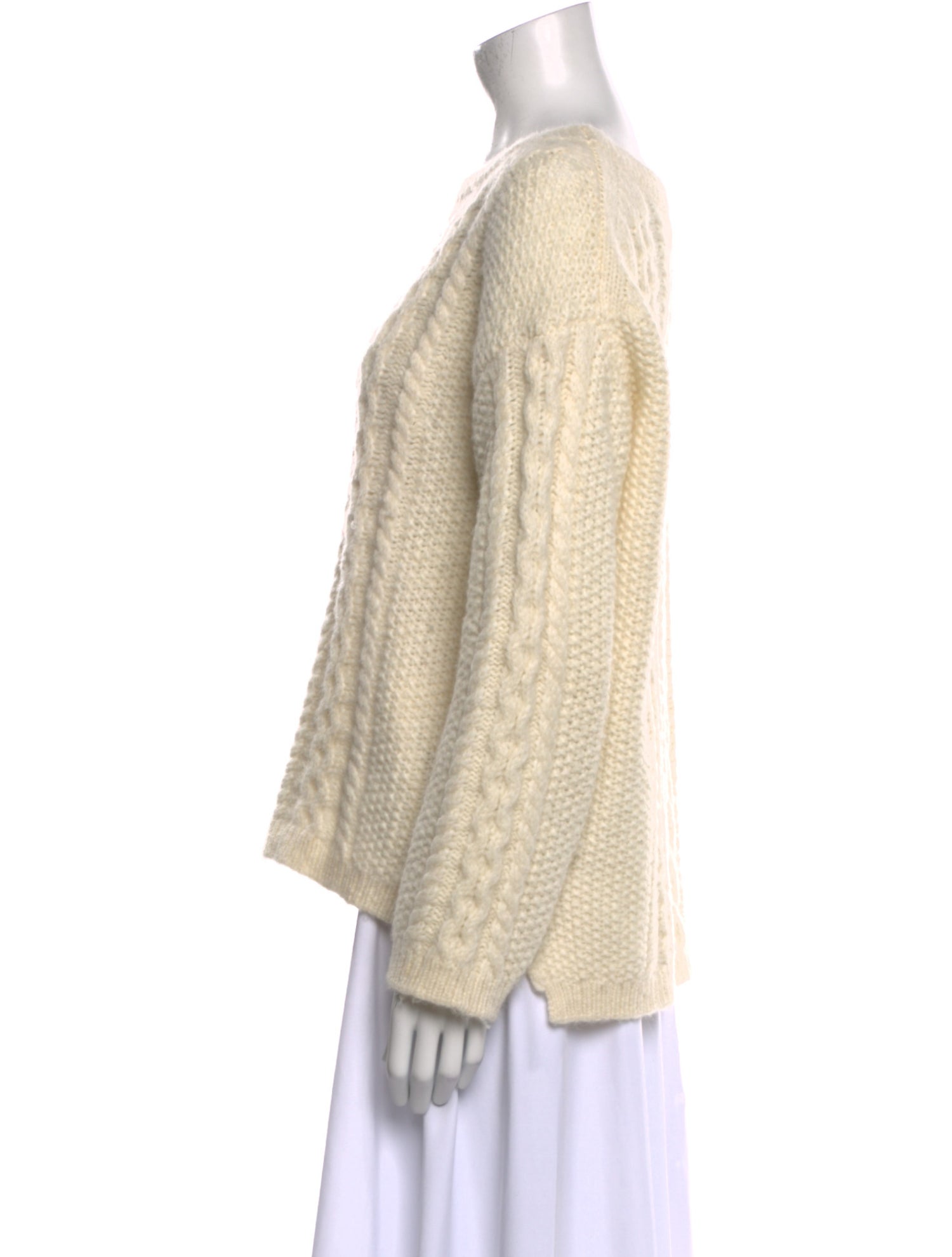 Nili Lotan Alpaca Bateau Neckline Sweater