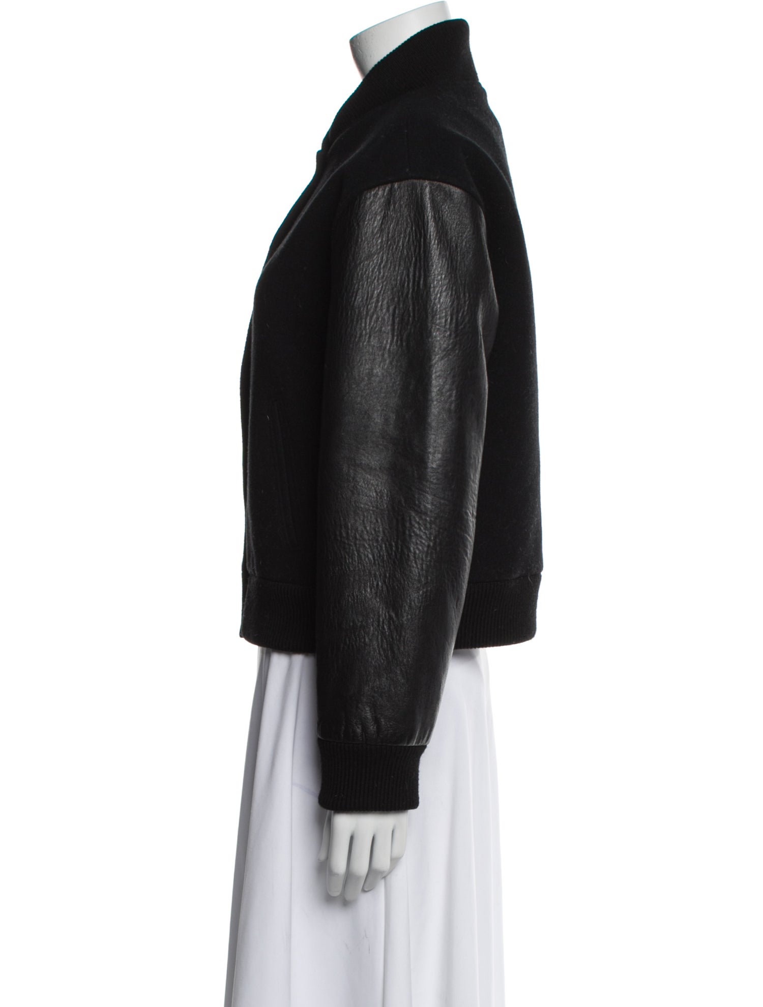 Nili Lotan Wool Bomber Jacket