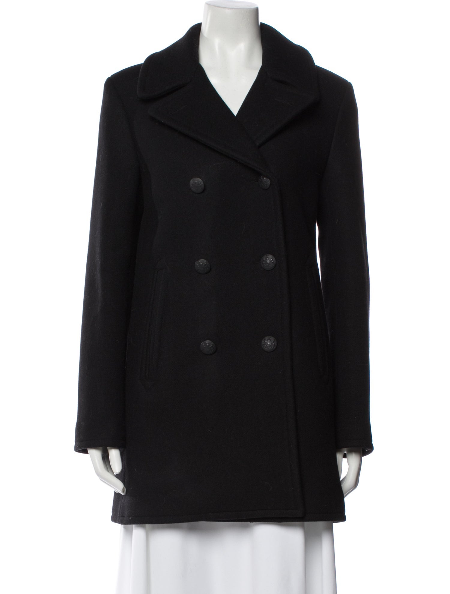 Nili Lotan Virgin Wool Peacoat