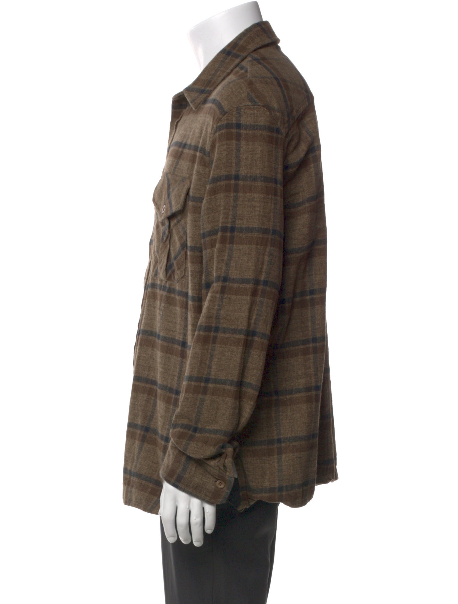 Nili Lotan Plaid Print Long Sleeve Western Shirt