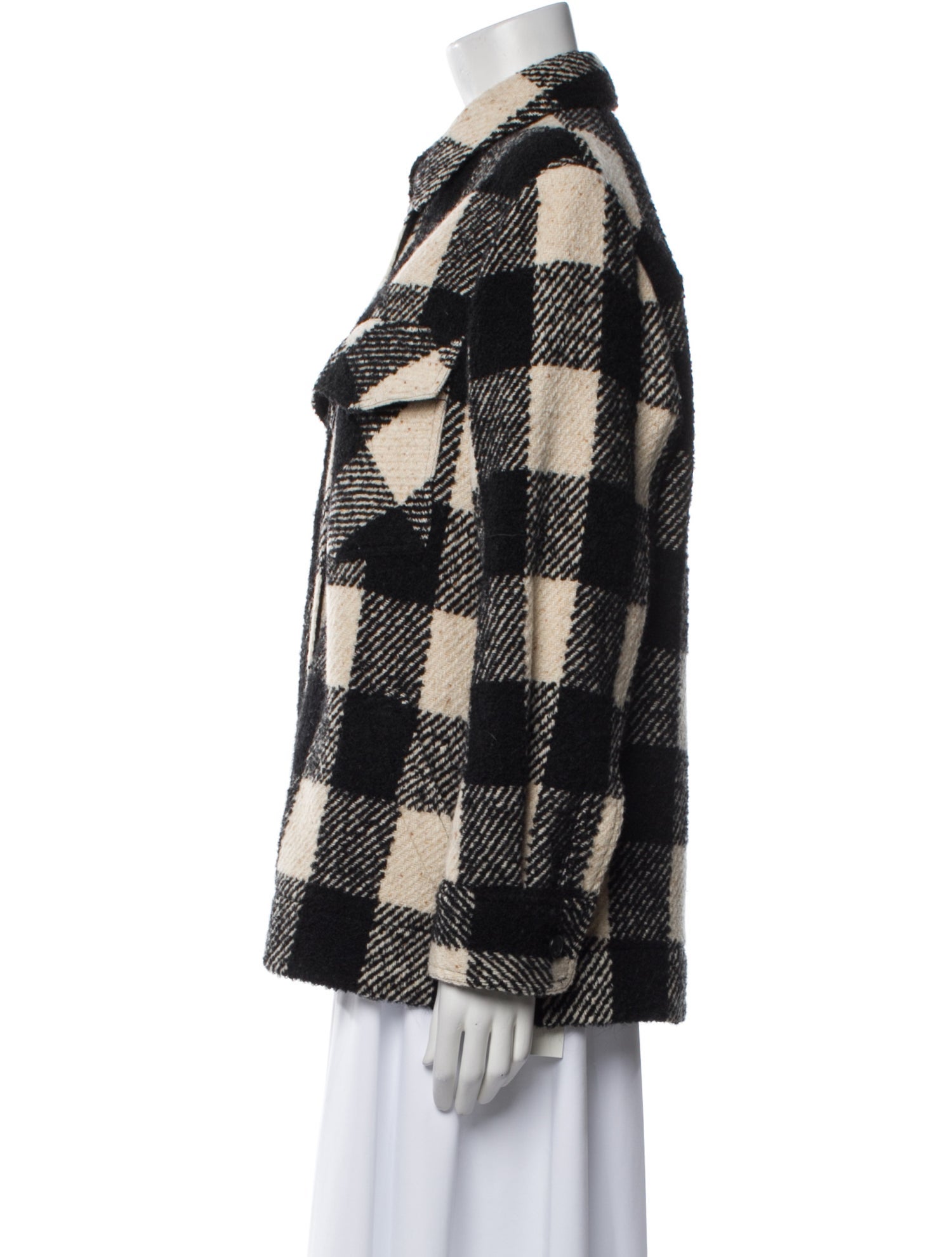 Nili Lotan Plaid Print Jacket