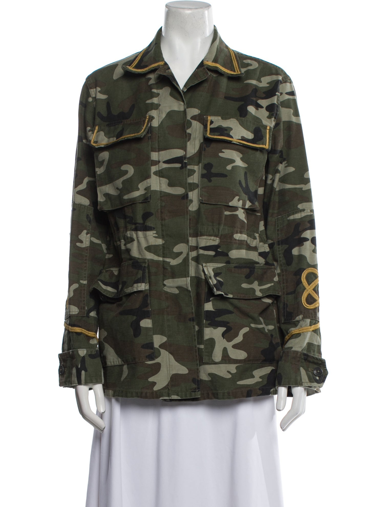 Nili Lotan Printed Utility Jacket