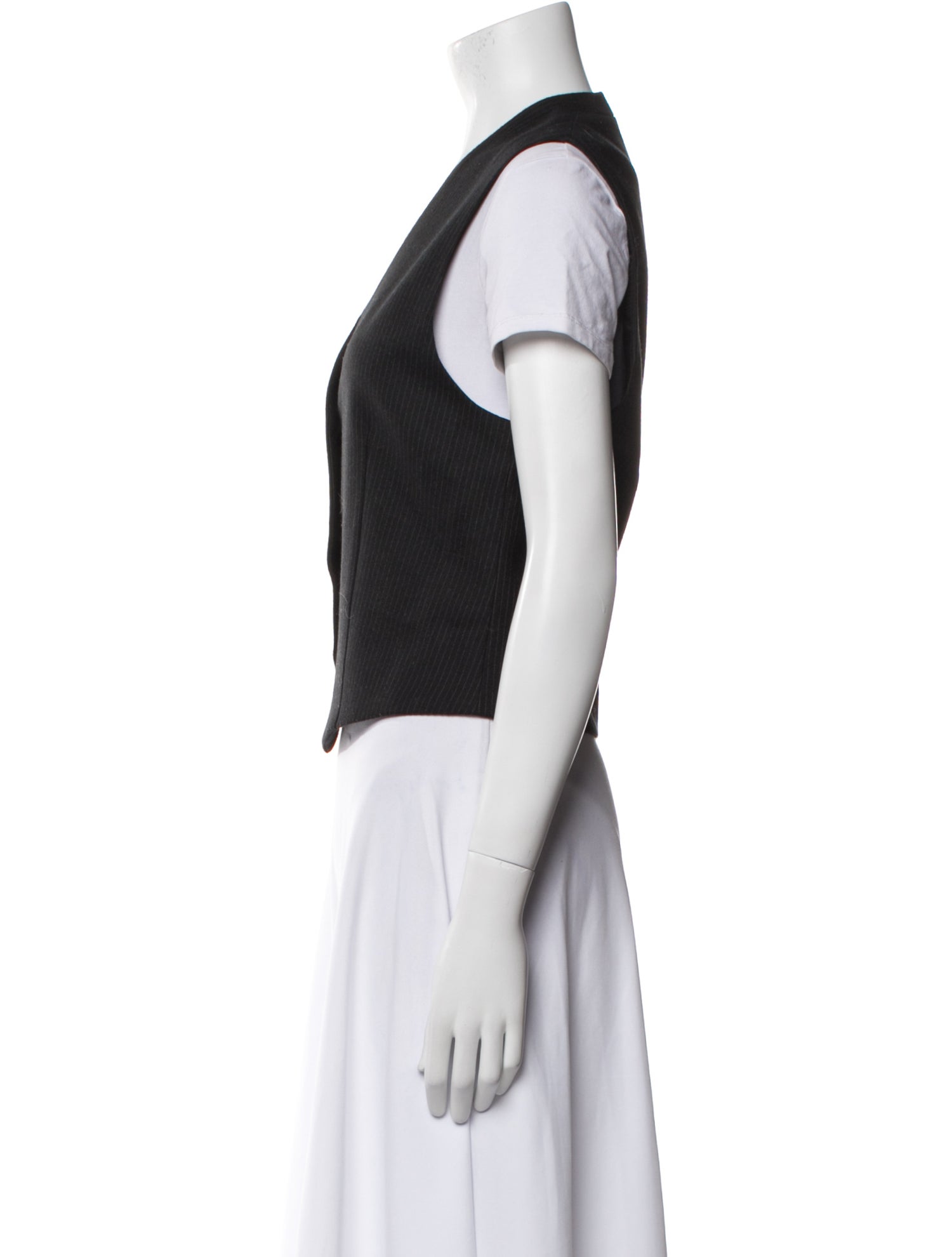 Nili Lotan Wool Striped Vest