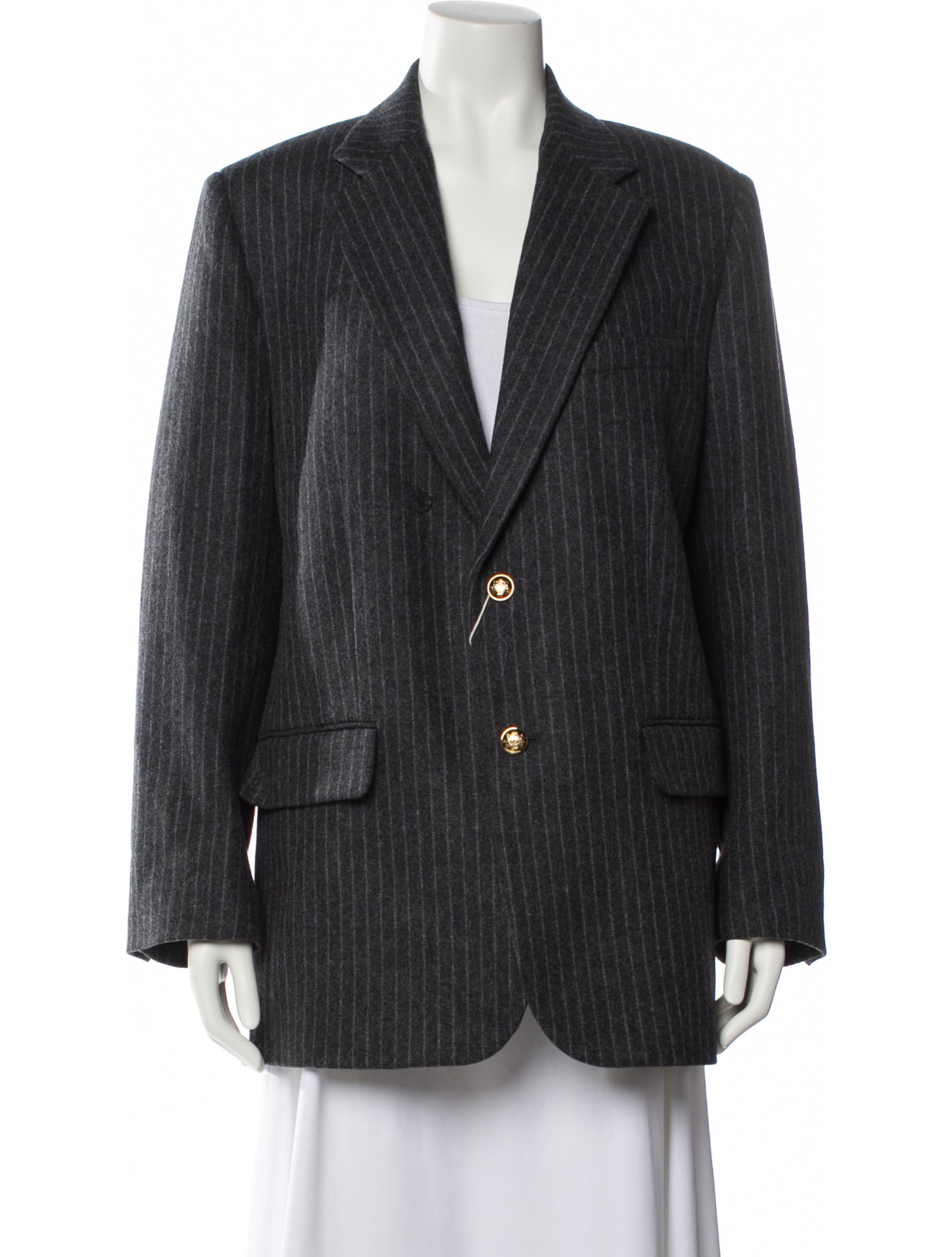 Nili Lotan Virgin Wool Striped Blazer