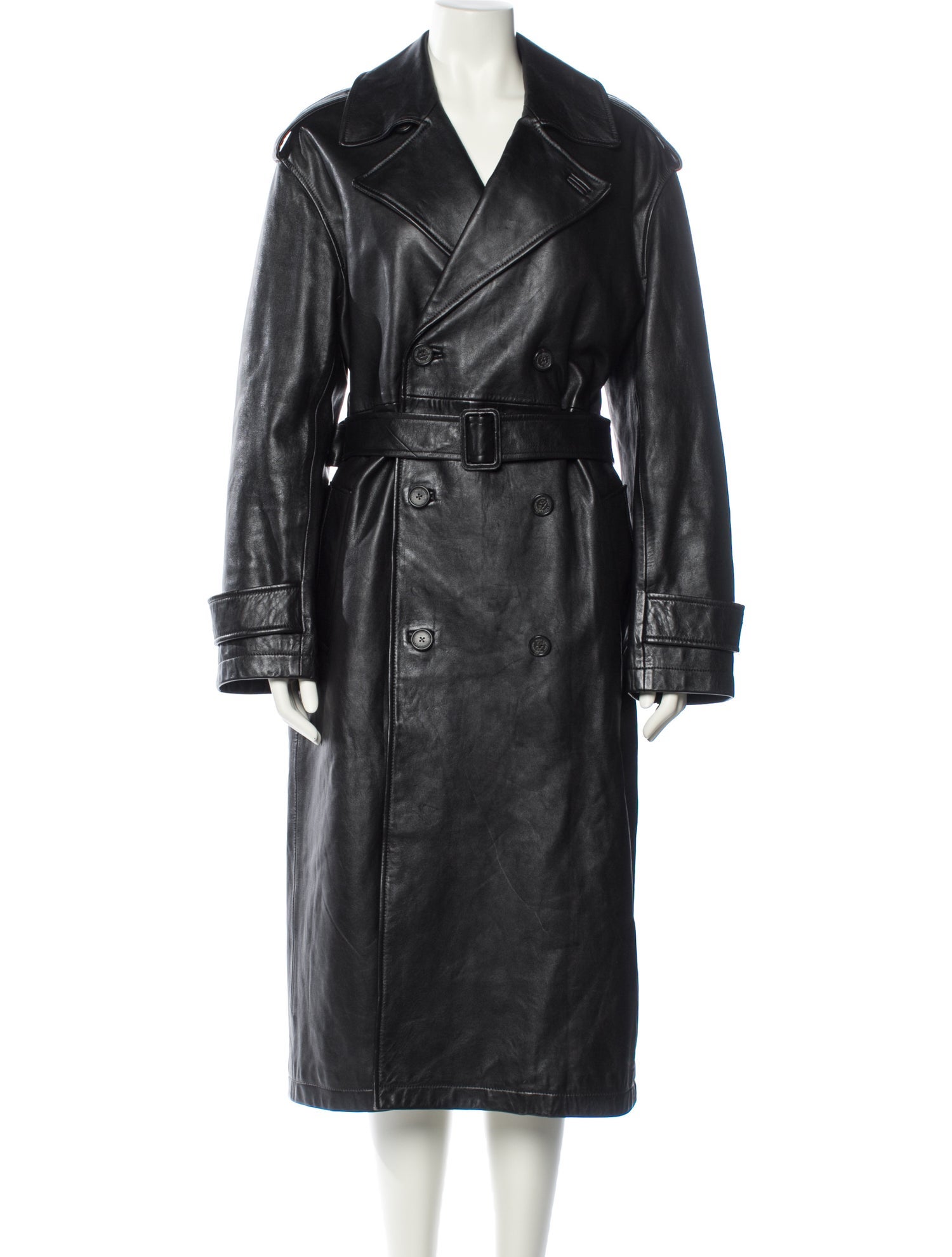 Nili Lotan Leather Trench Coat