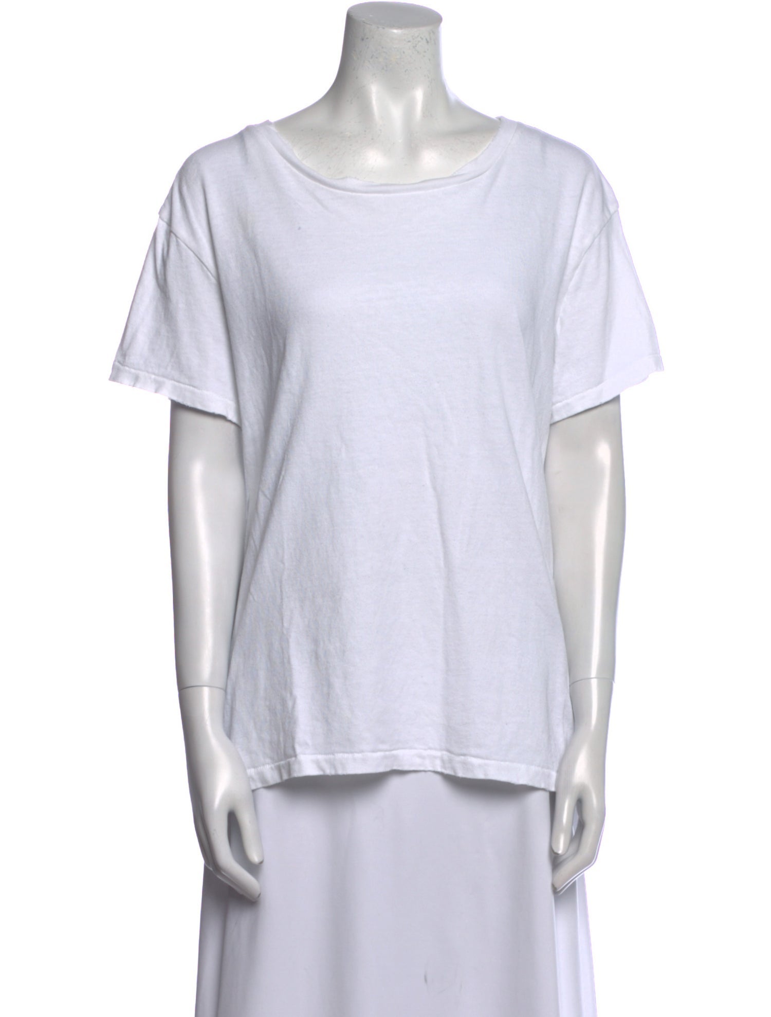 Nili Lotan Bateau Neckline Short Sleeve T-Shirt