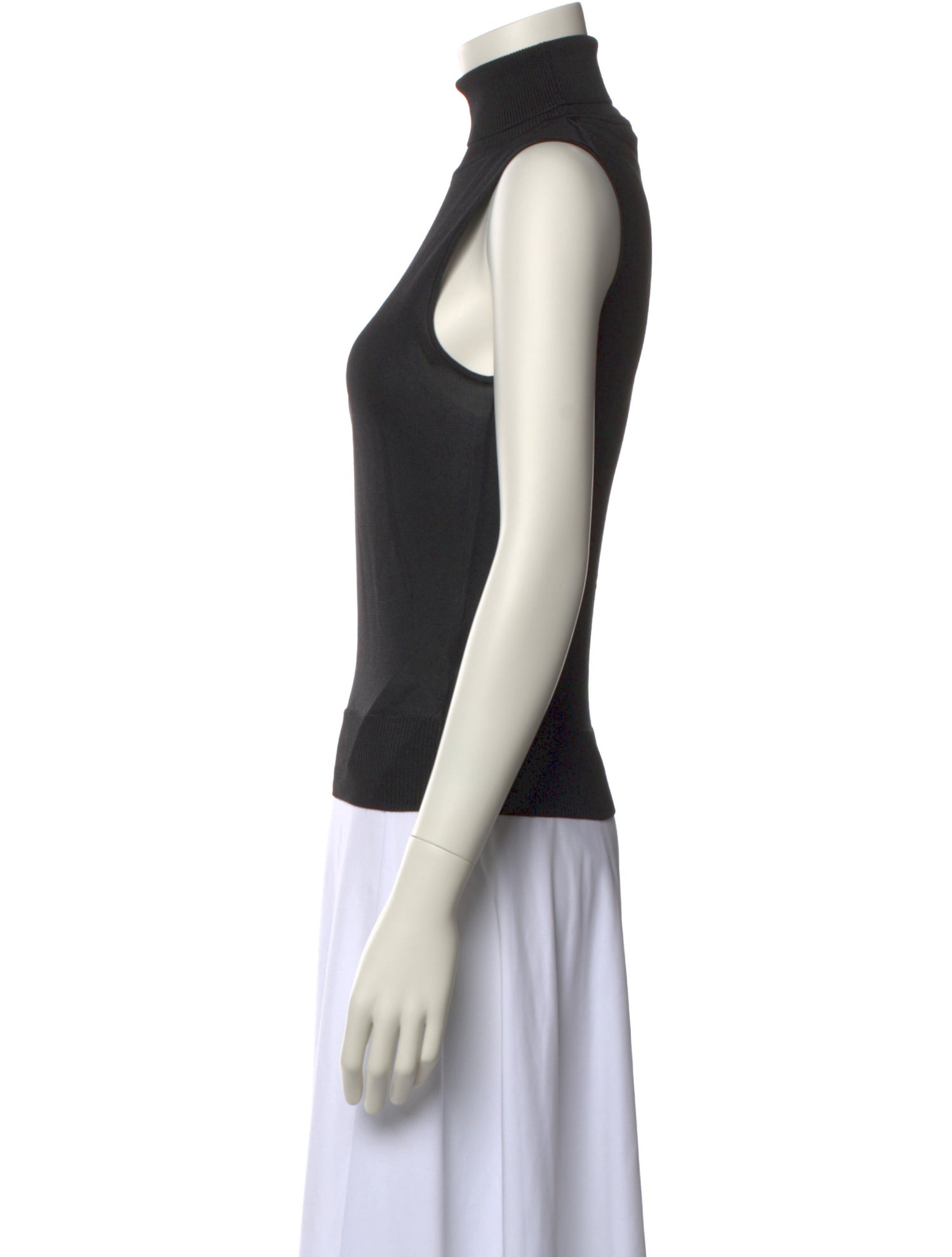 Nili Lotan Silk Turtleneck Top