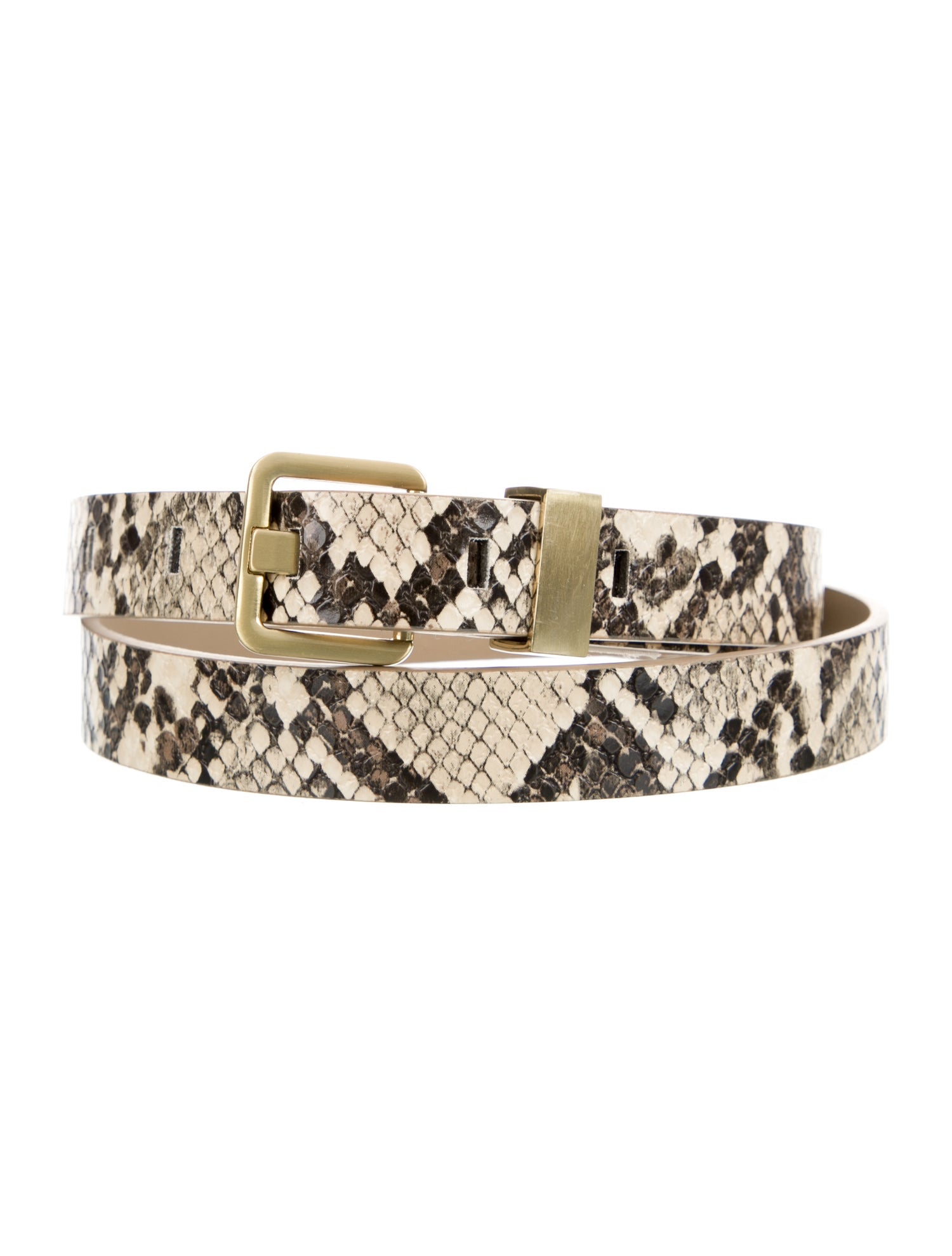 Nili Lotan Skinny Leather Belt