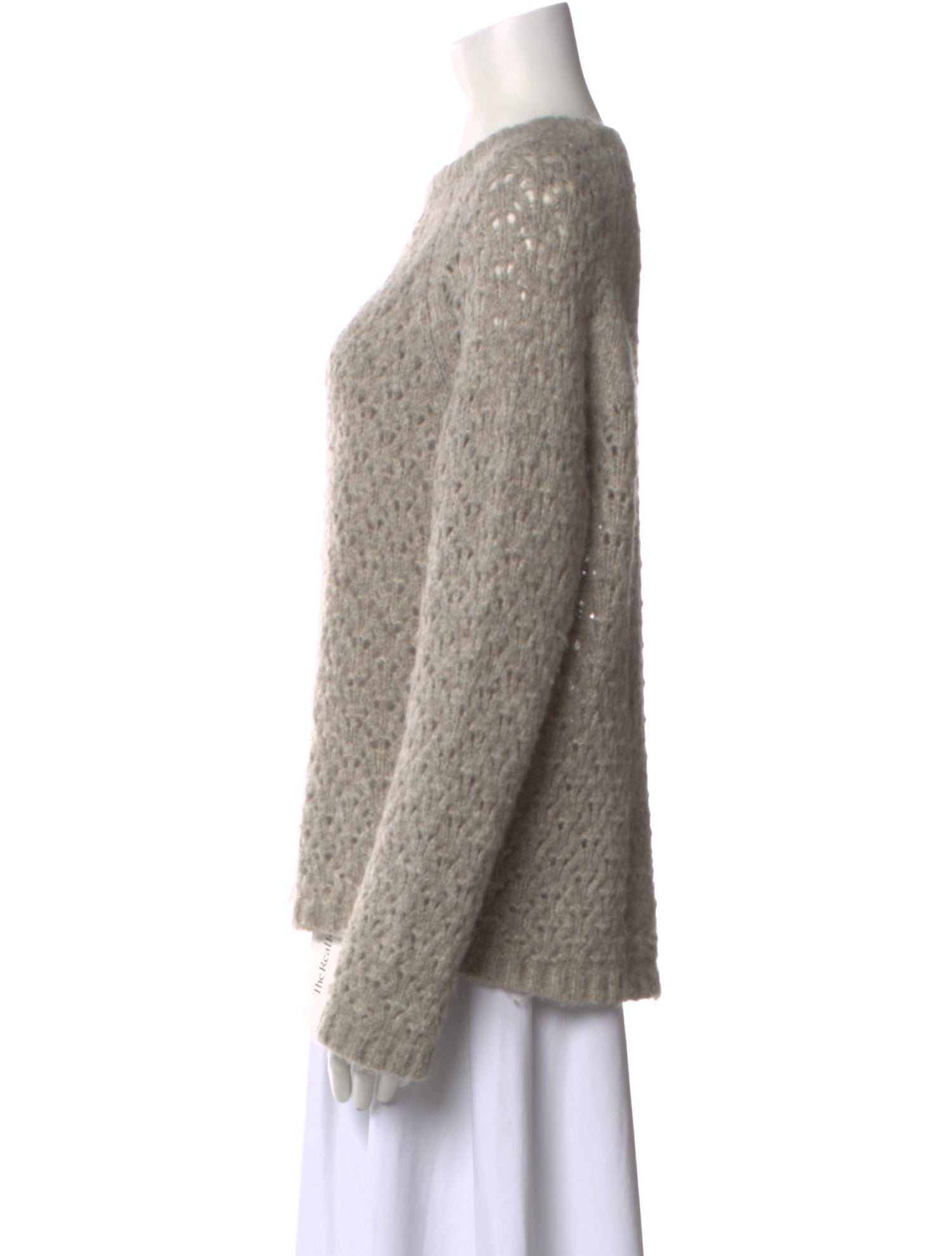 Nili Lotan Alpaca Bateau Neckline Sweater