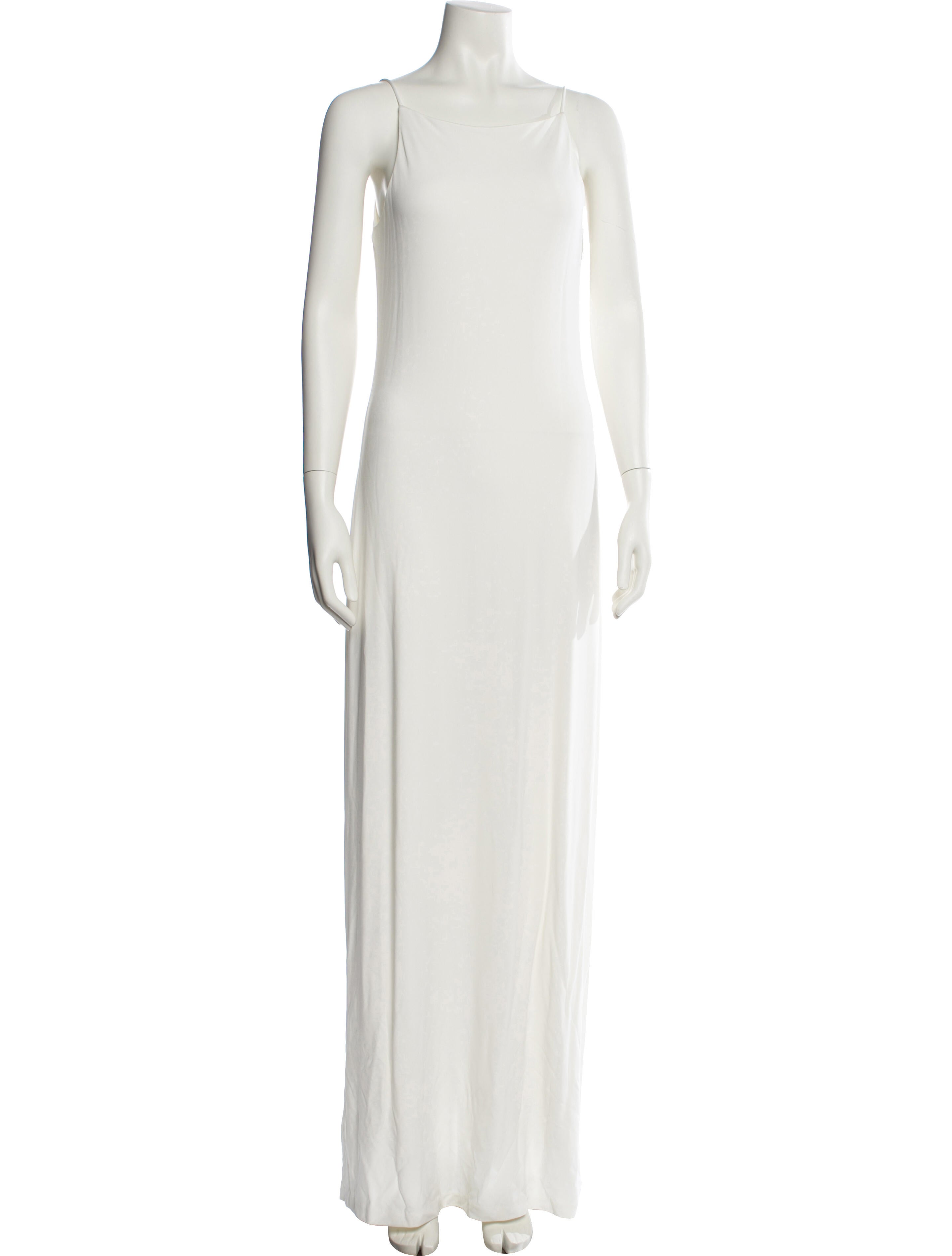 Nili Lotan Square Neckline Long Dress