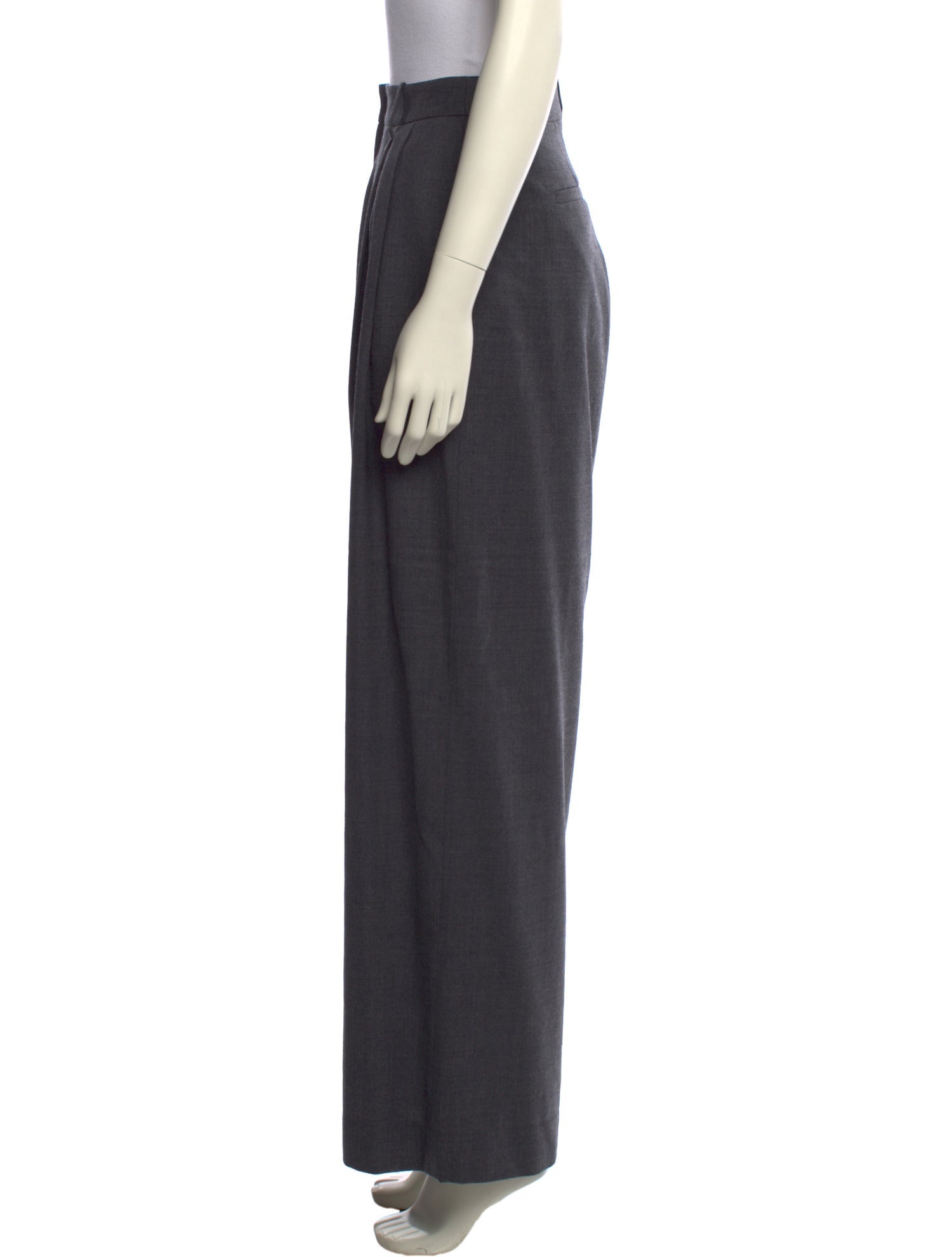 Nili Lotan Virgin Wool Wide Leg Pants