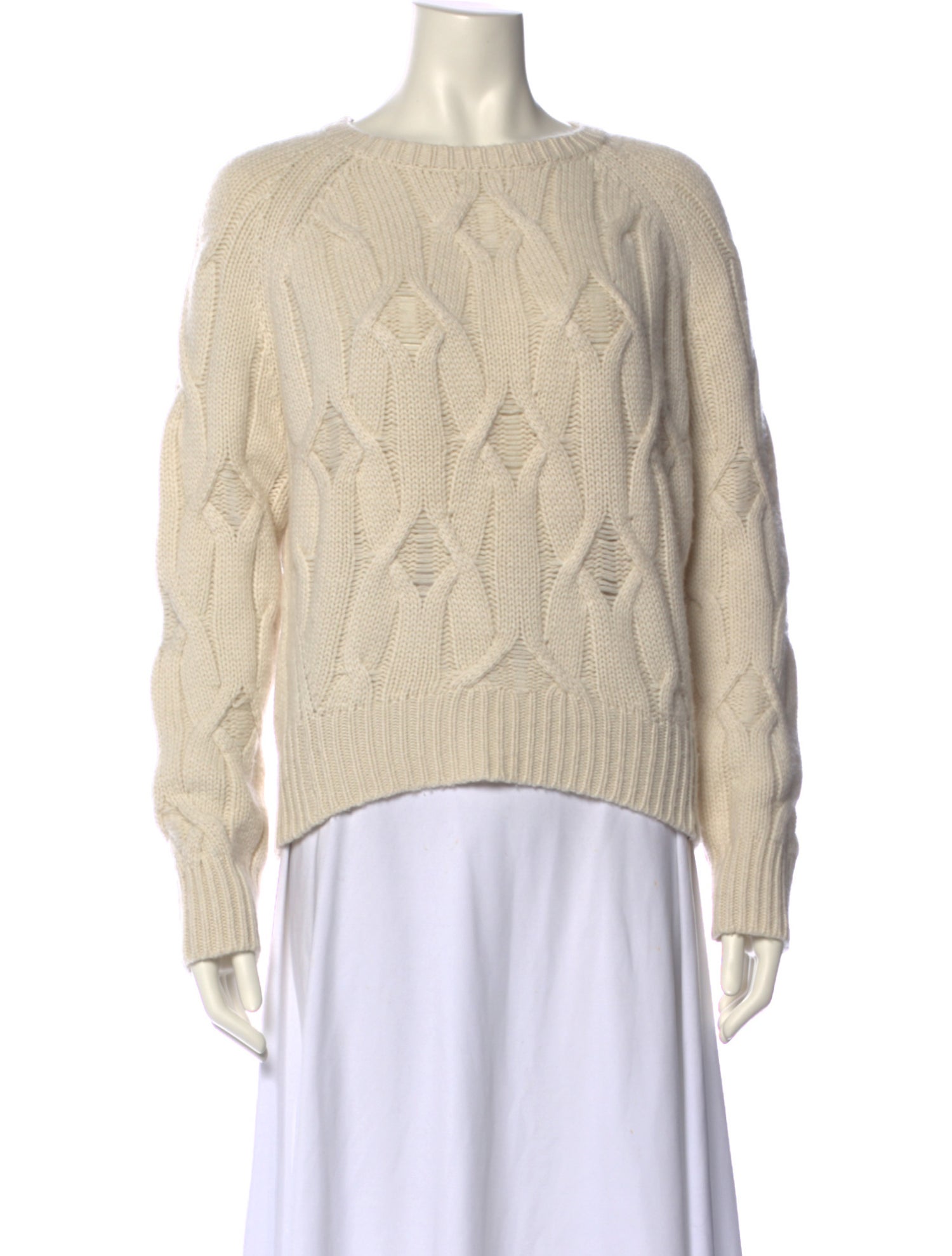 Nili Lotan Printed Scoop Neck Sweater