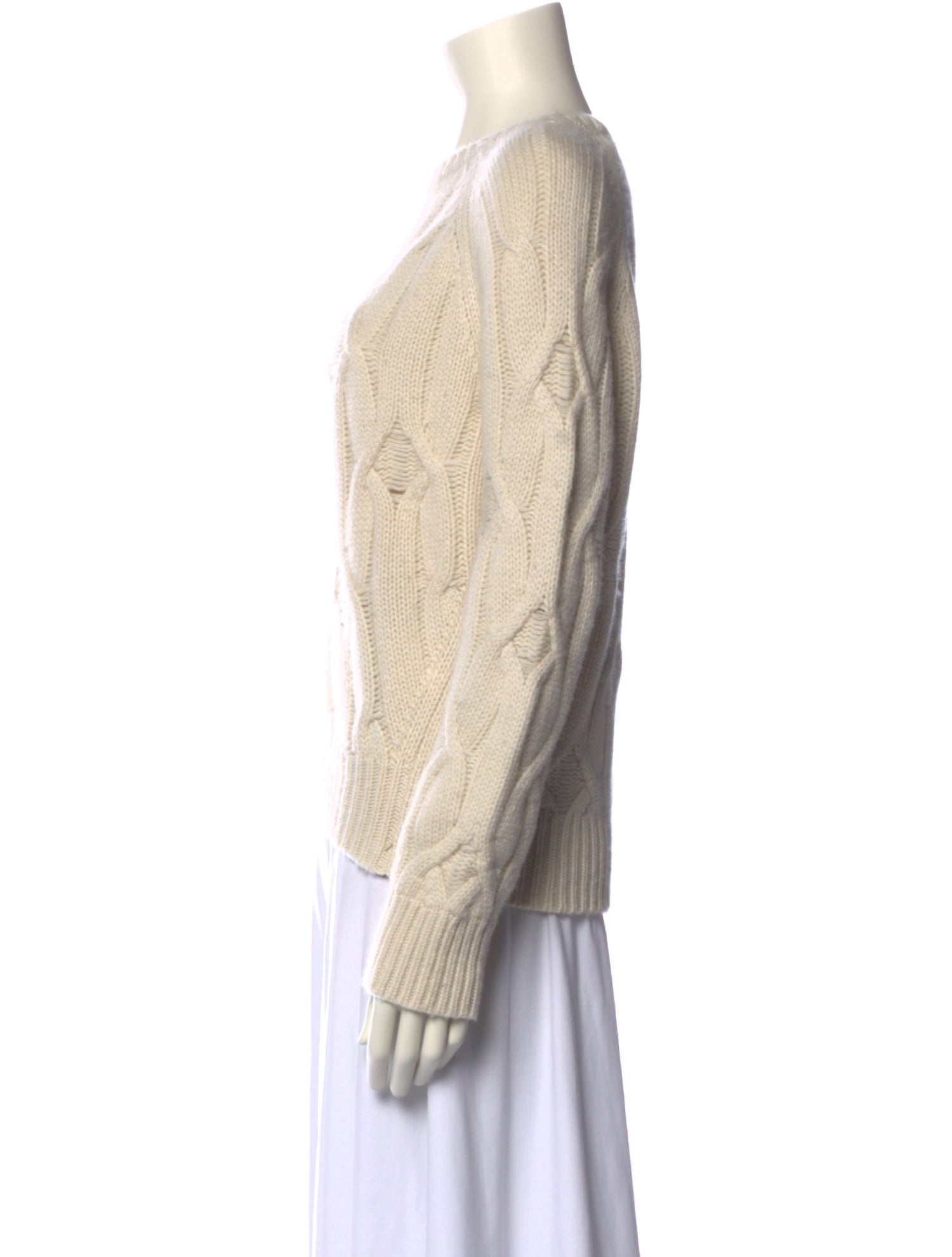 Nili Lotan Printed Scoop Neck Sweater