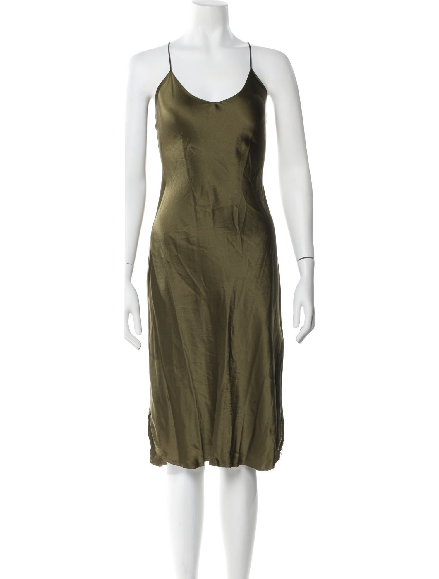 Nili Lotan Silk Midi Length Dress