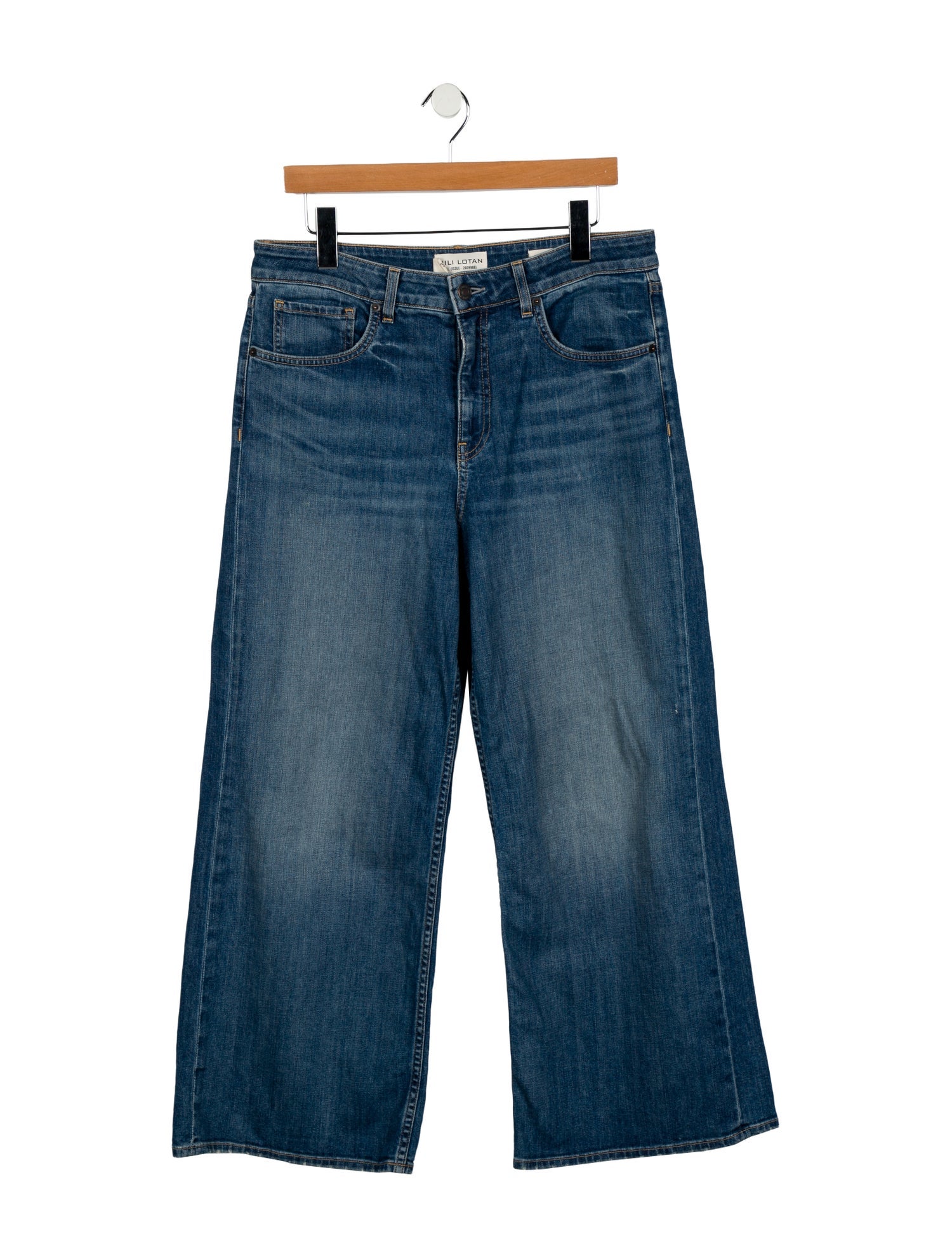 Nili Lotan High-Rise Wide Leg Jeans