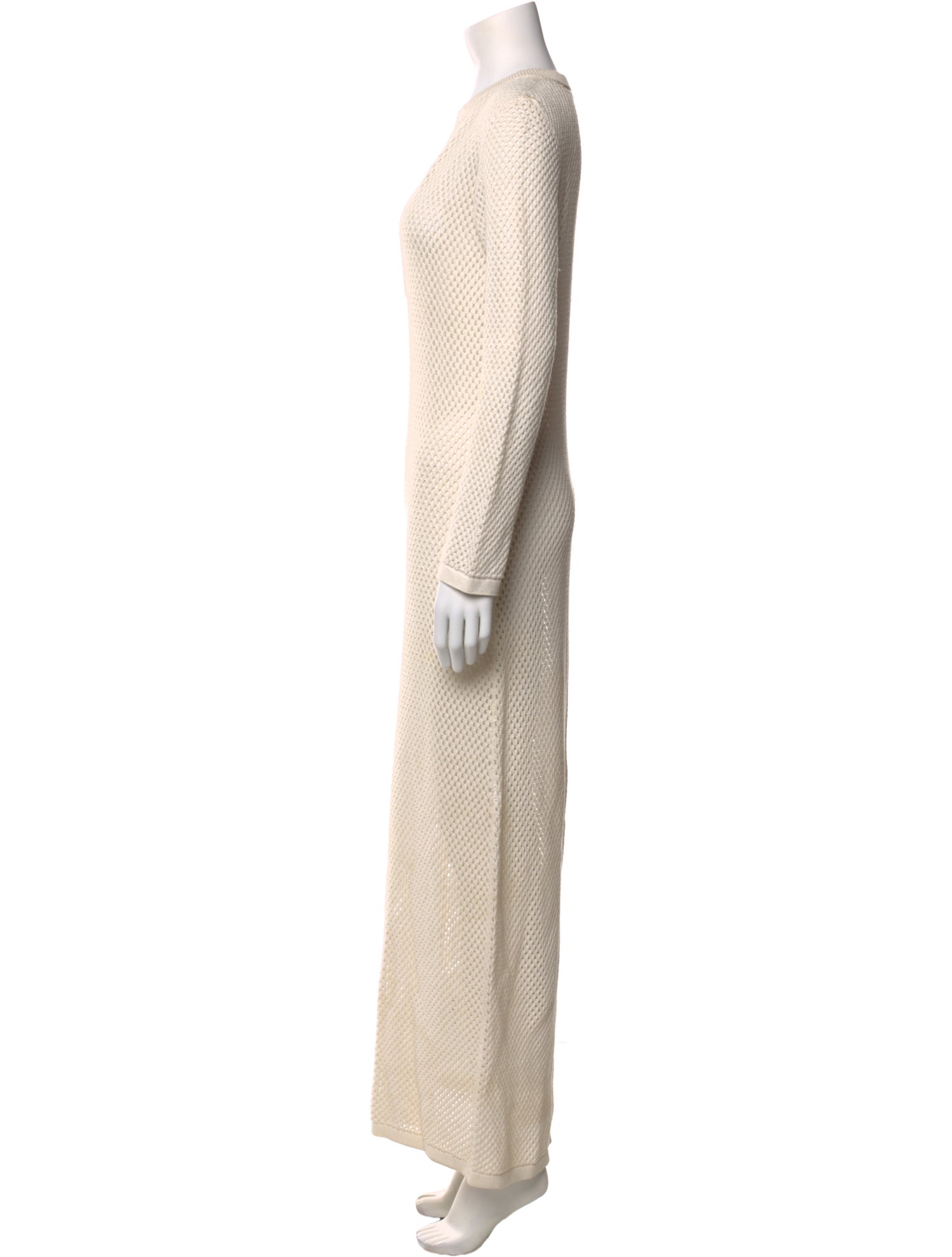 Nili Lotan V-Neck Long Dress