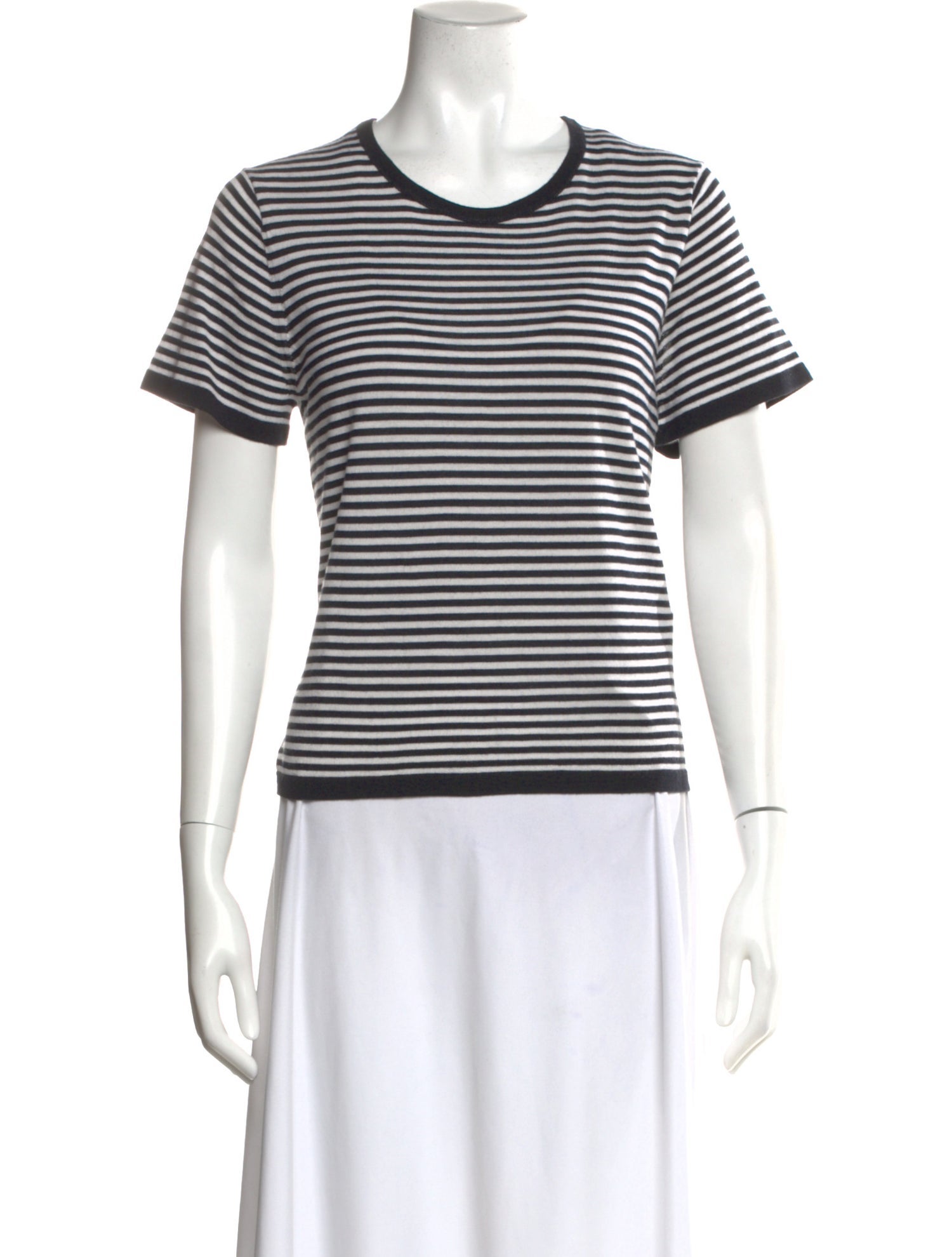Nili Lotan Wool Striped T-Shirt w/ Tags