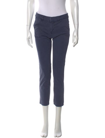 Pre-owned Nili Lotan Straight Leg Pants In Blue